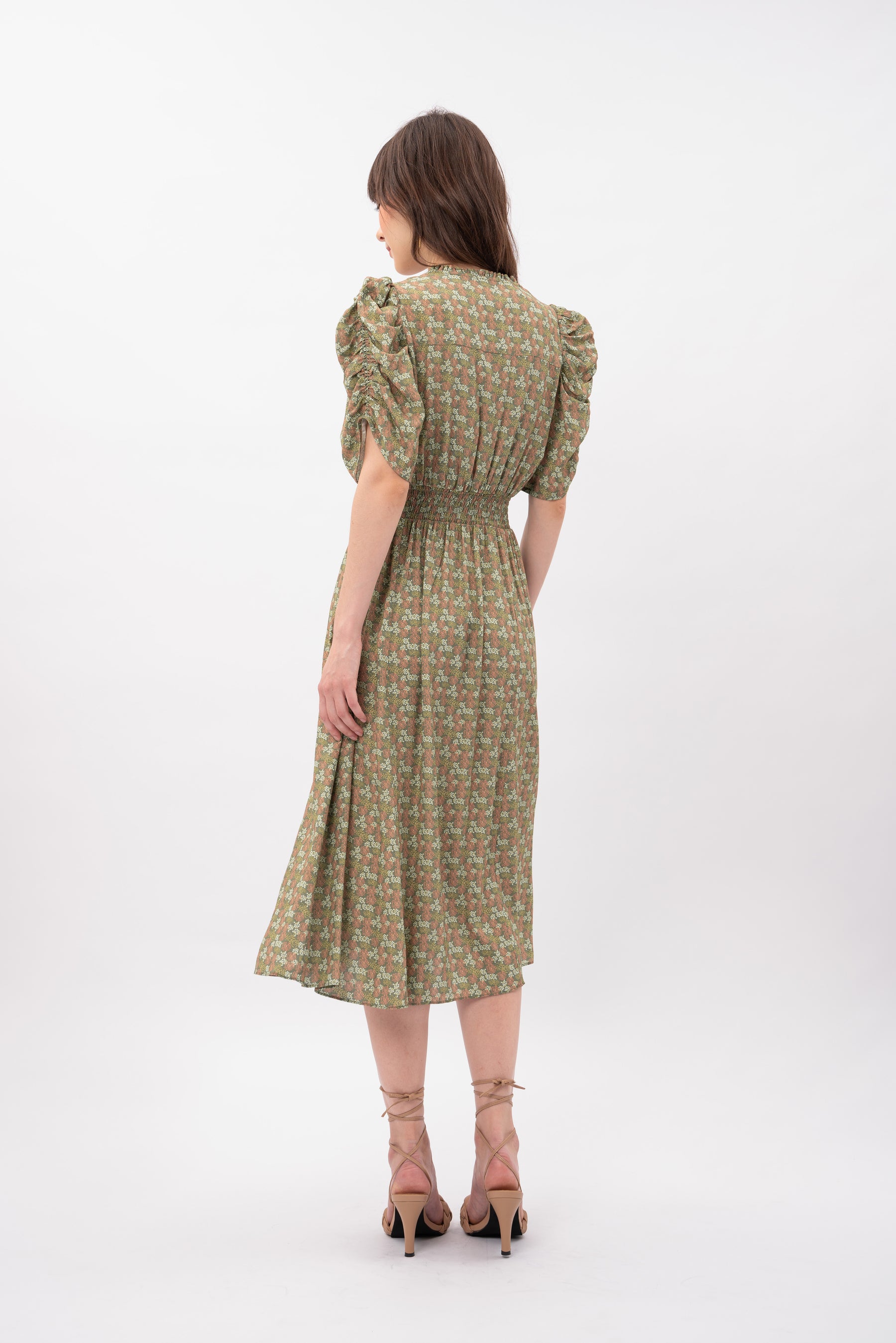 DREA Dress in Kilau Green