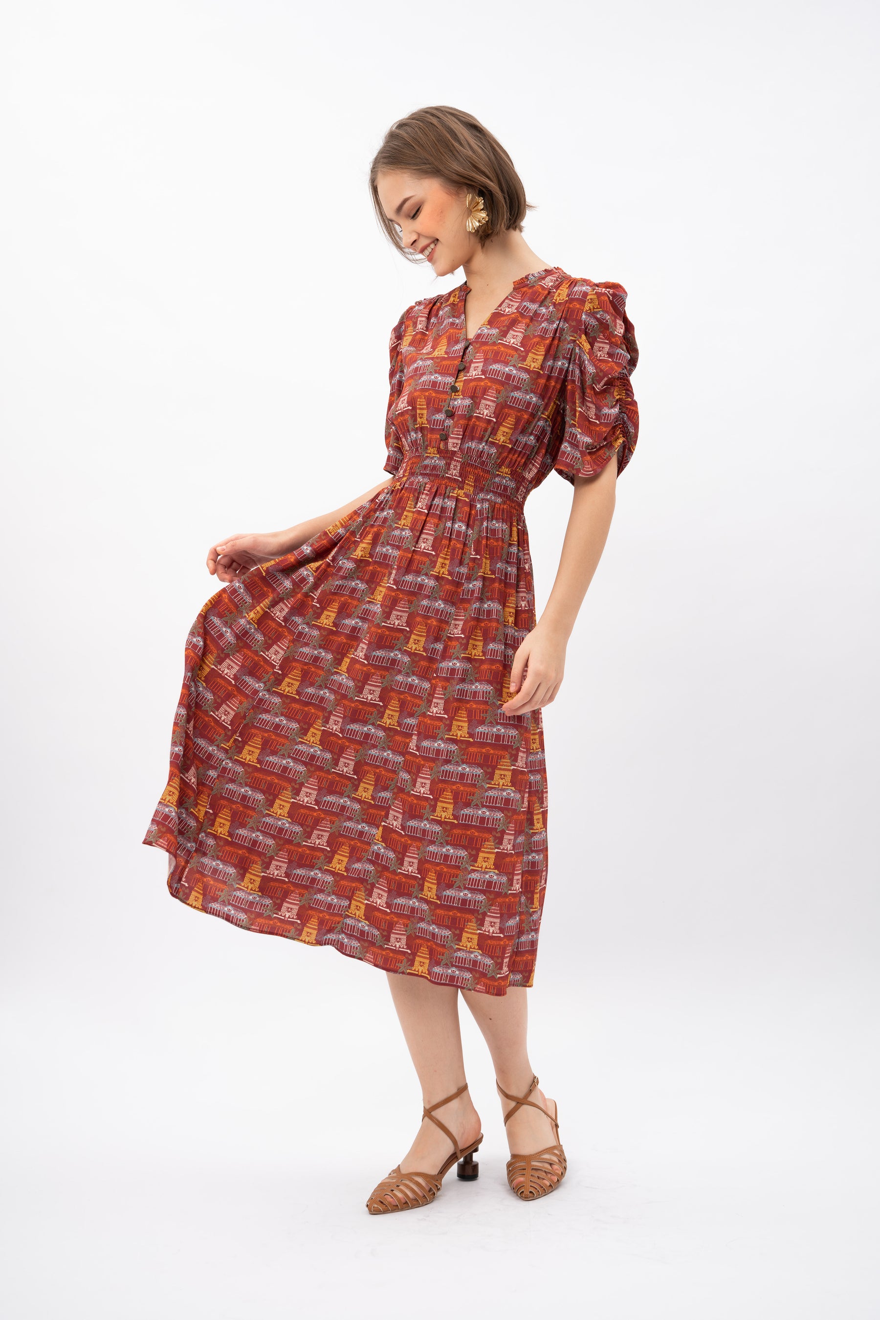 DREA Dress in Puri Red