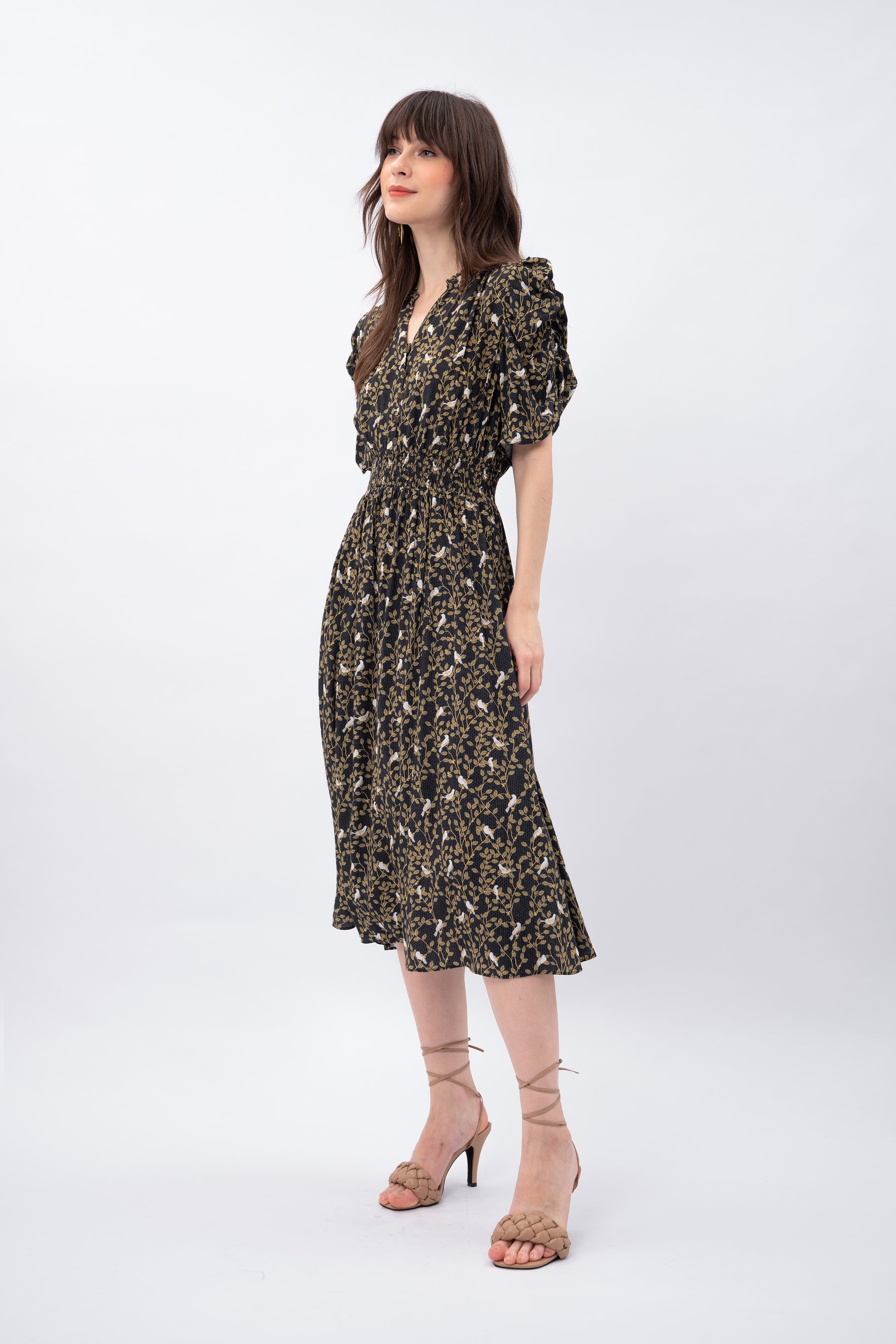 DREA Dress in Tekukur Black