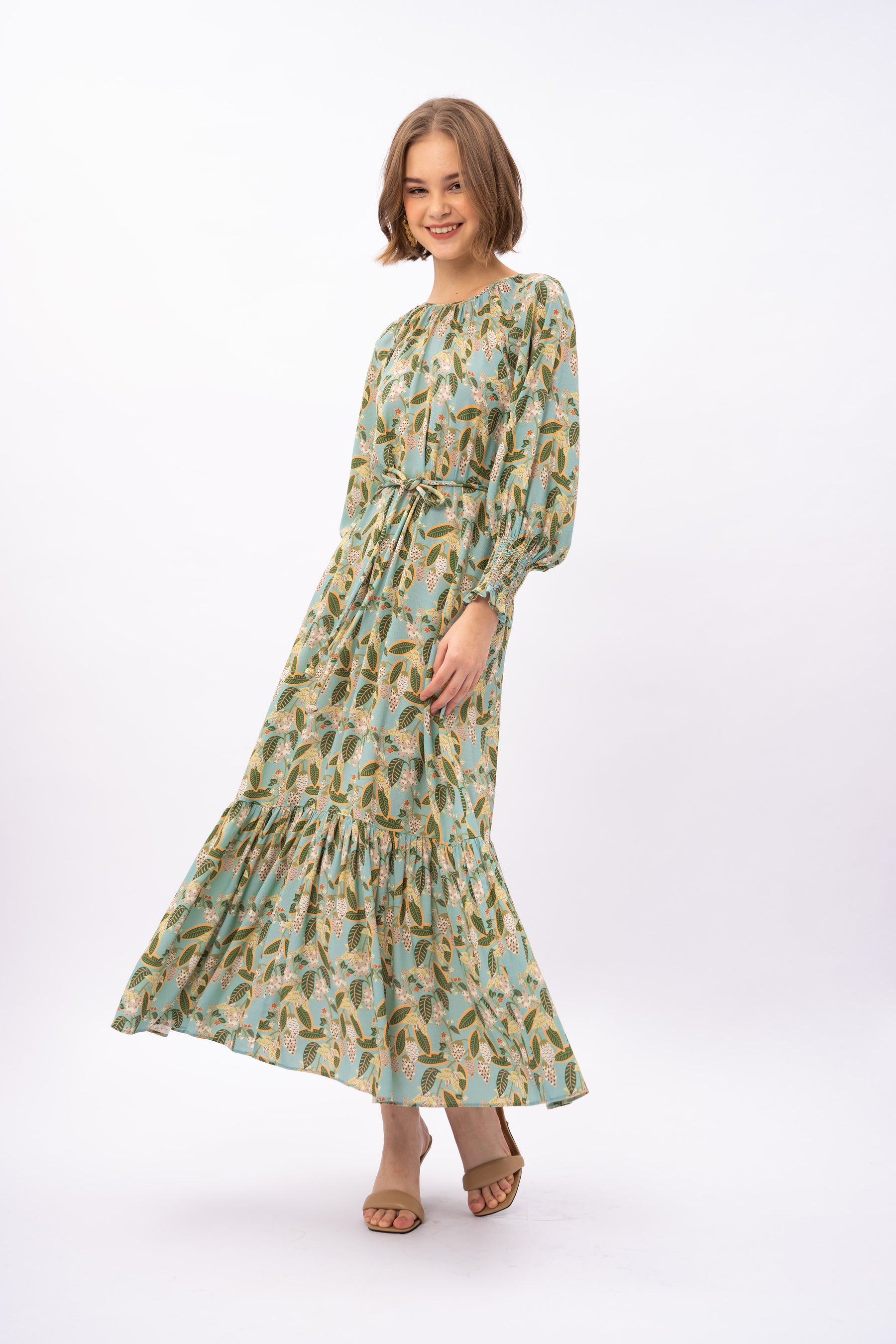 EILA Dress in Gudeg Blue