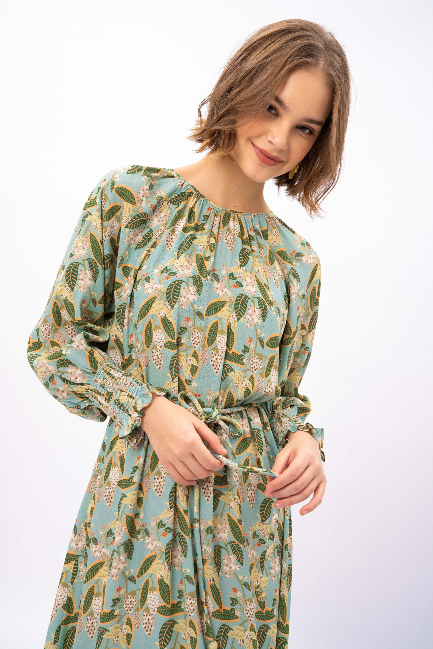 EILA Dress in Gudeg Blue