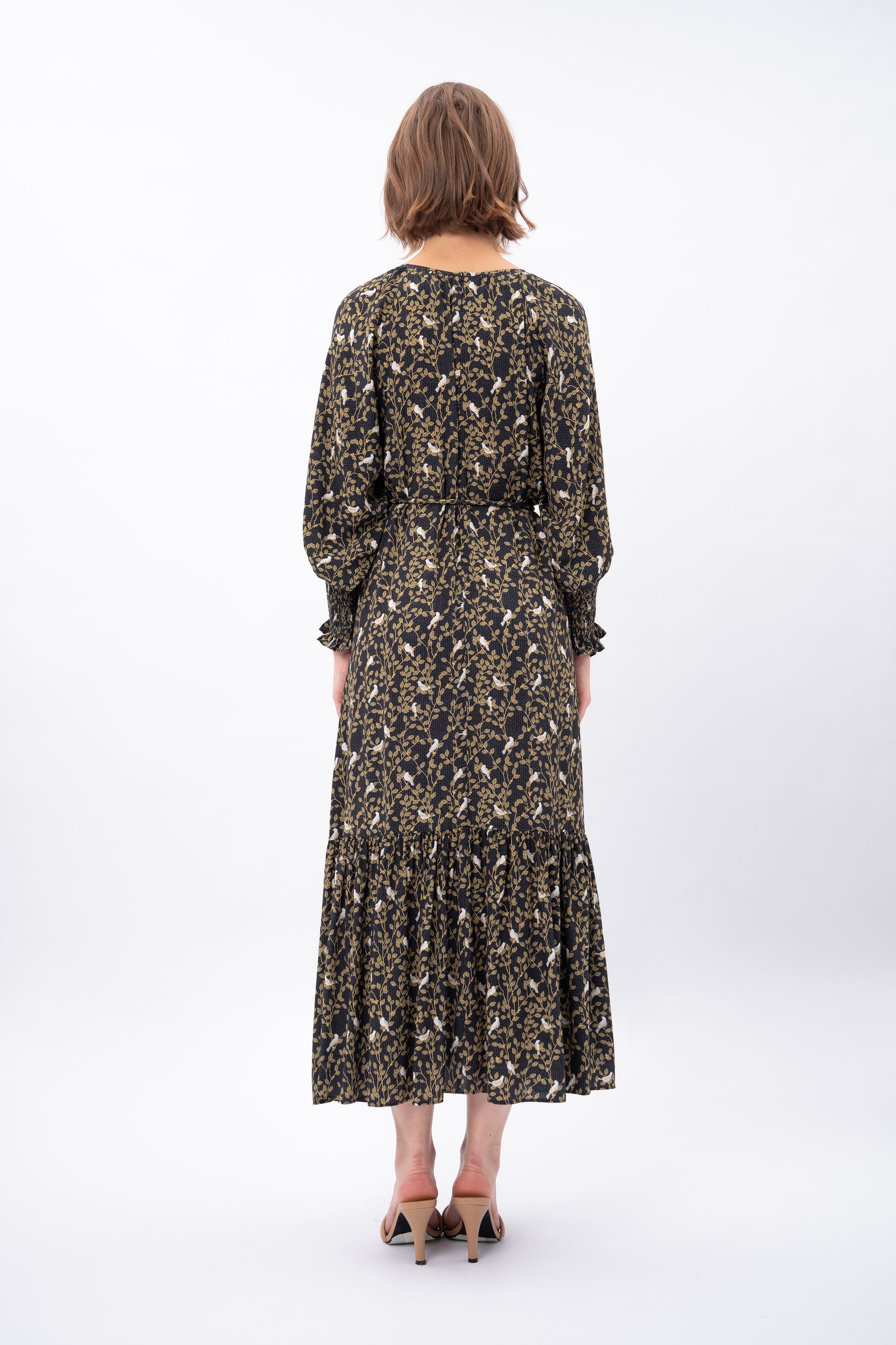 EILA Dress in Tekukur Black