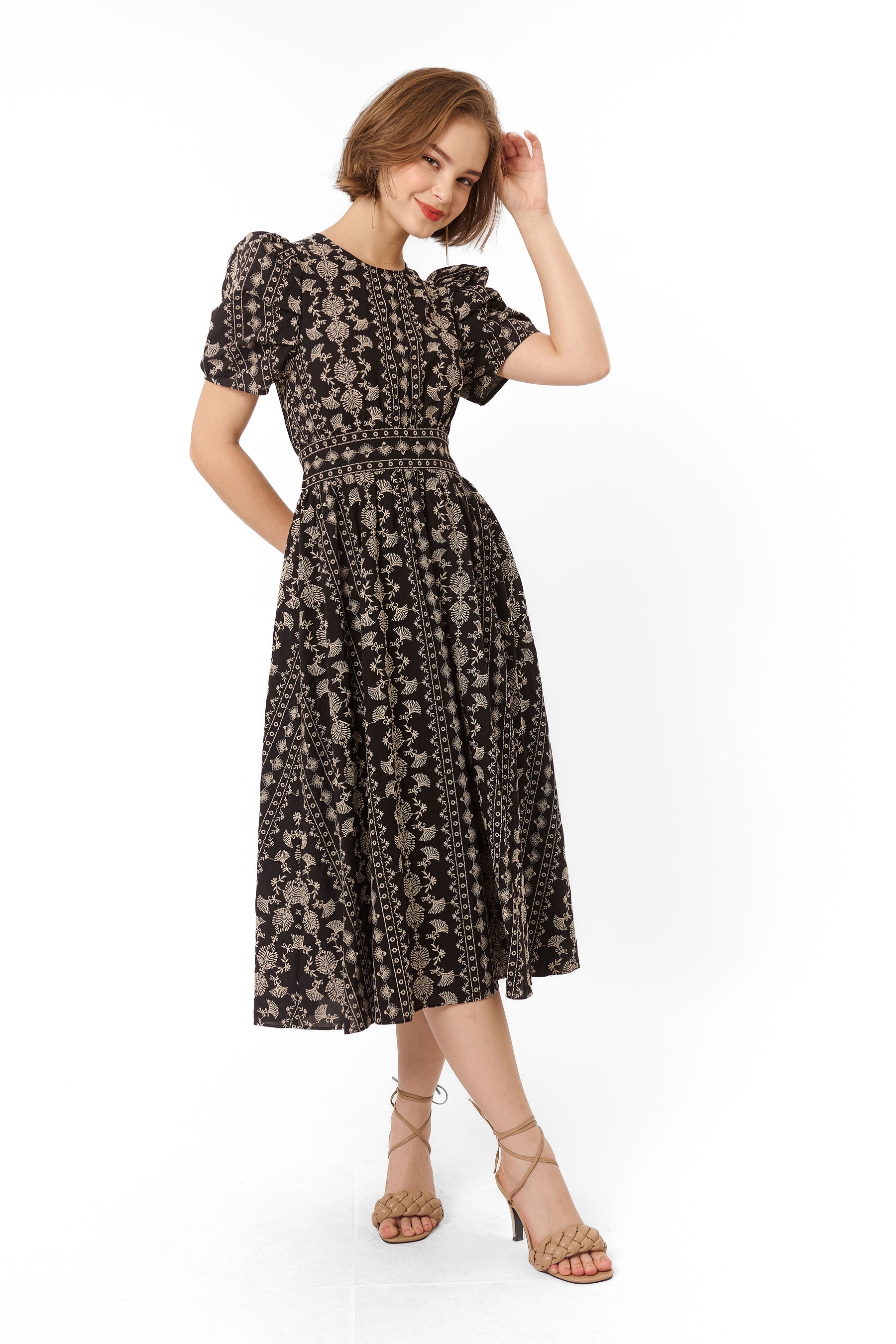 EMMA Dress in Cengkeh Black