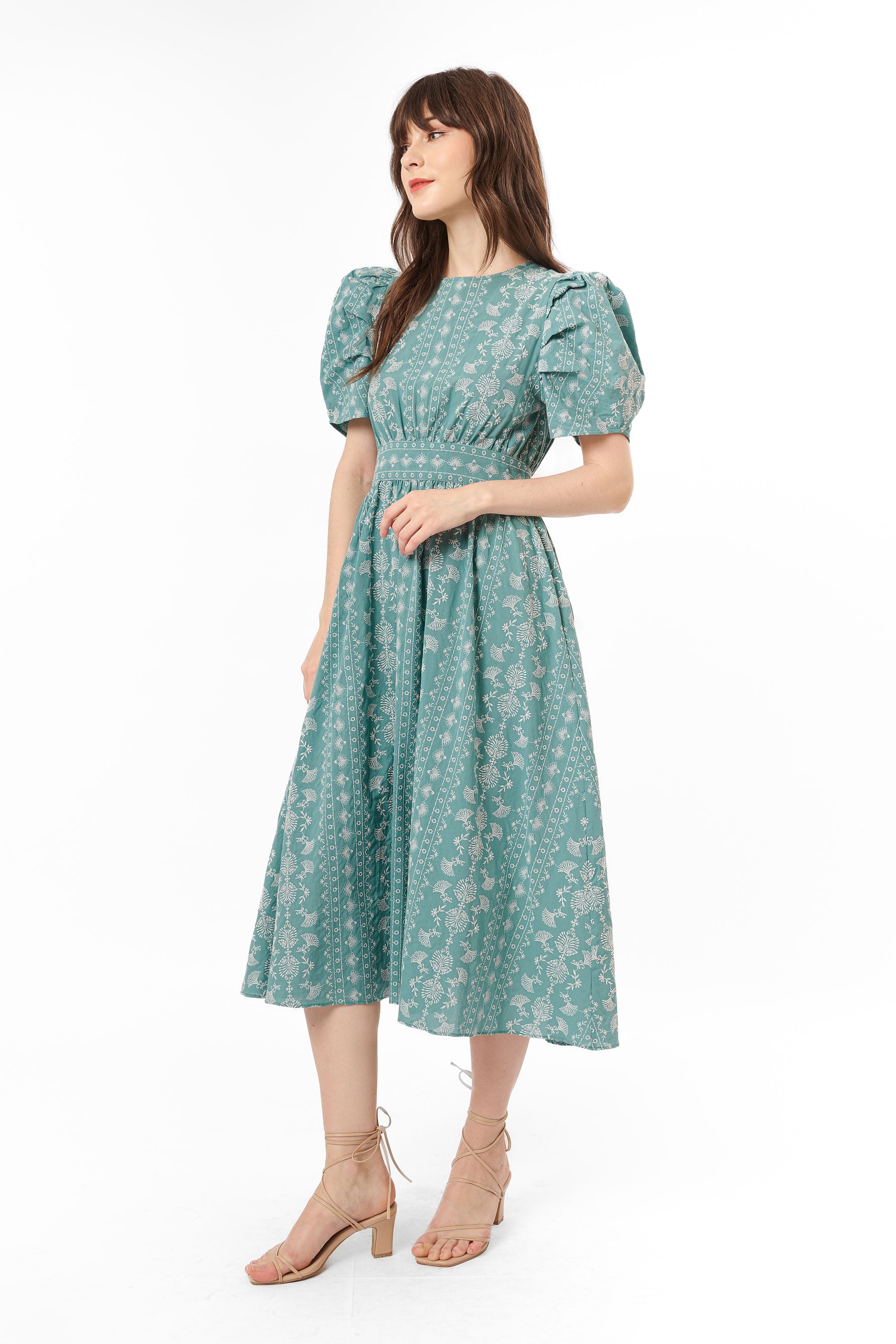 EMMA Dress in Cengkeh Blue