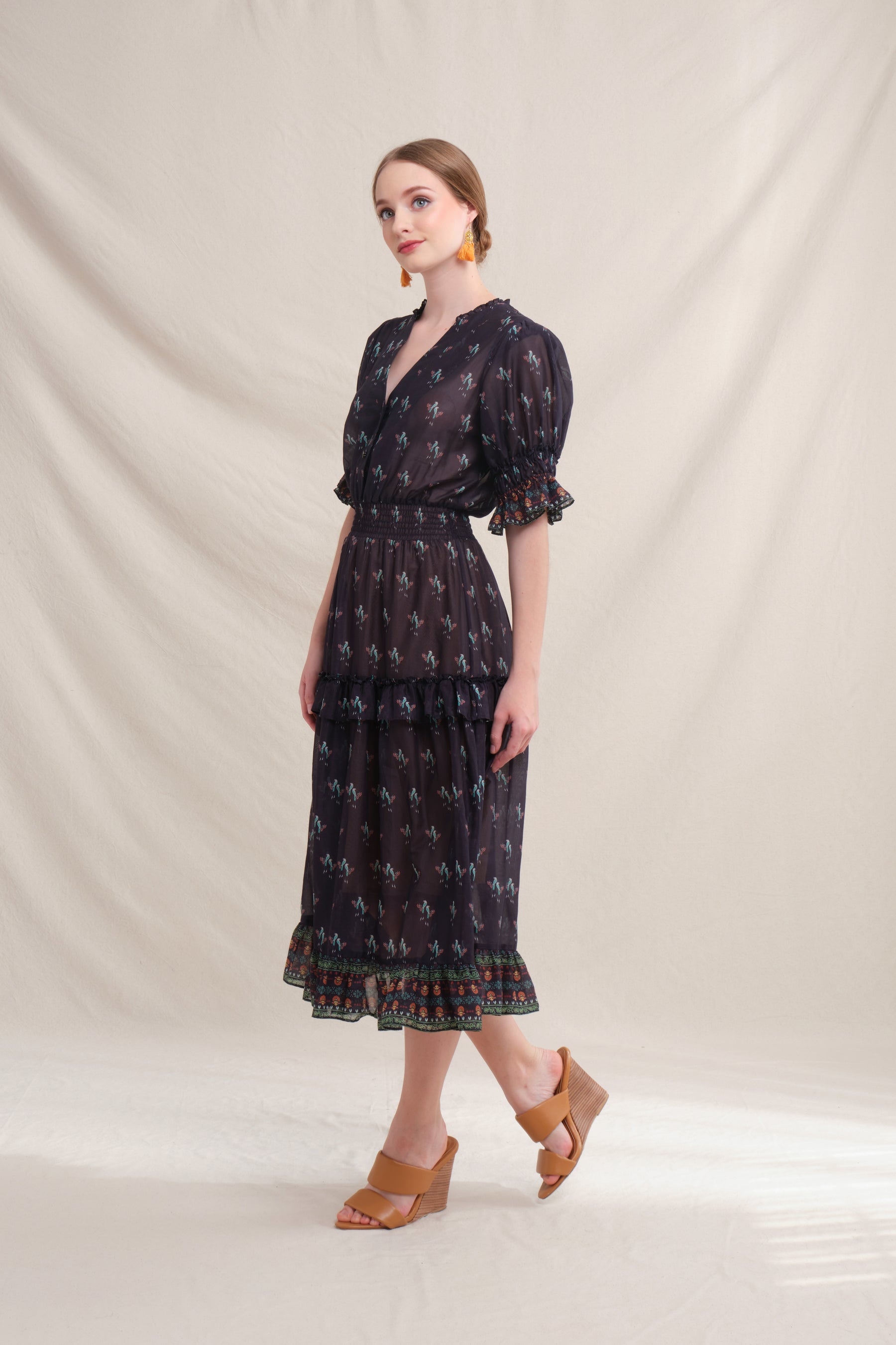 FRIDA Dress in Black Murai
