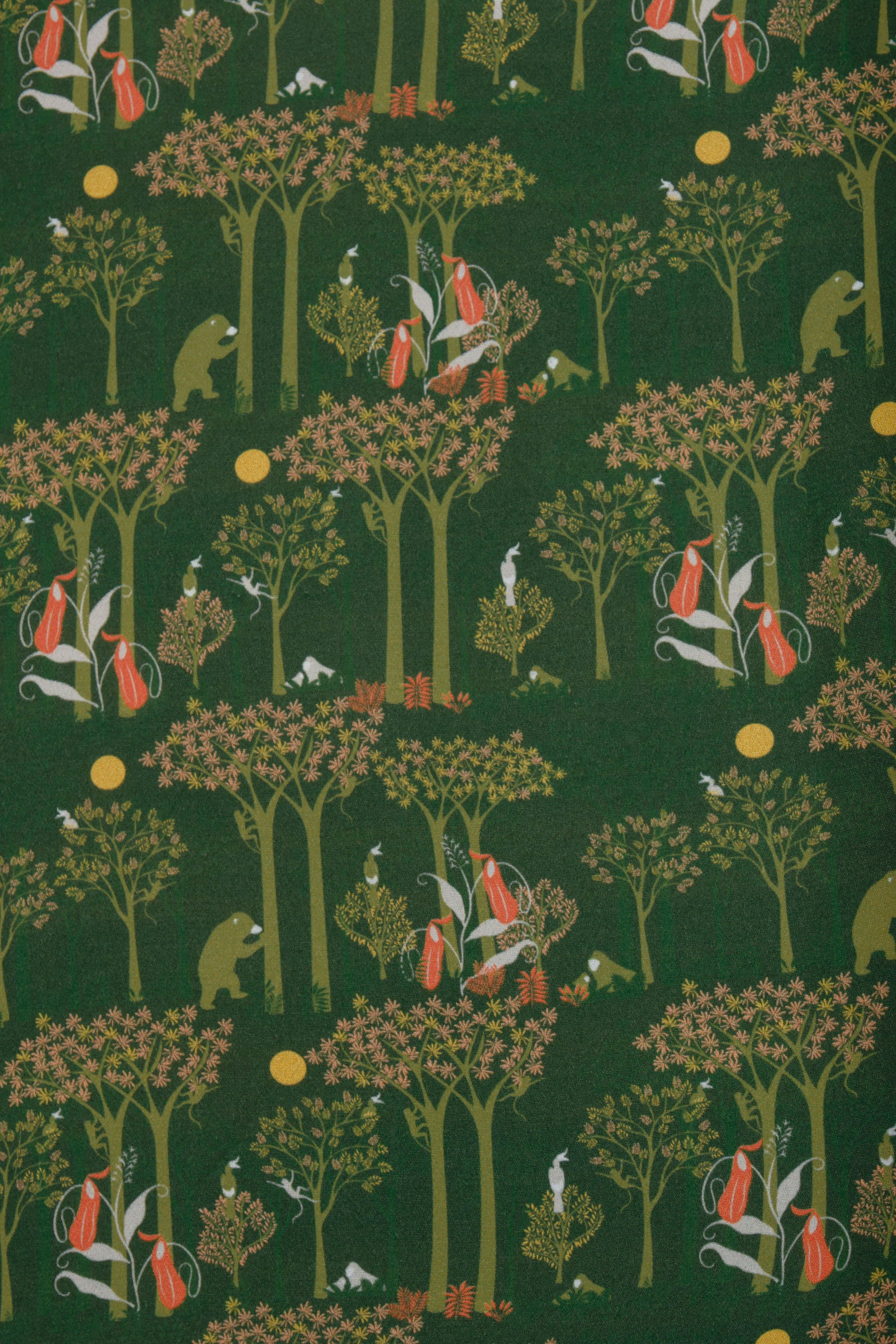 VINKA Dress in Green Forest
