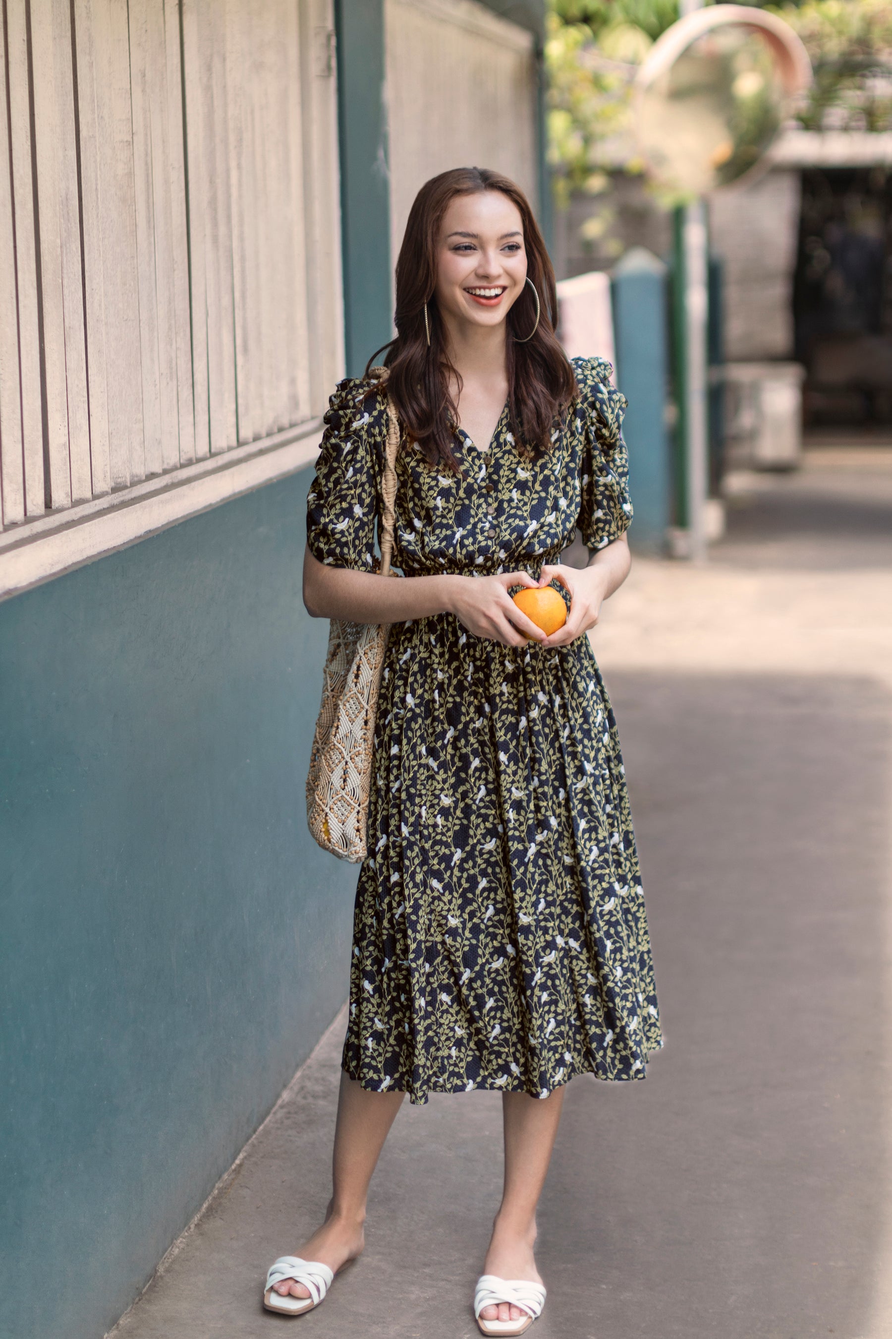 DREA Dress in Tekukur Black