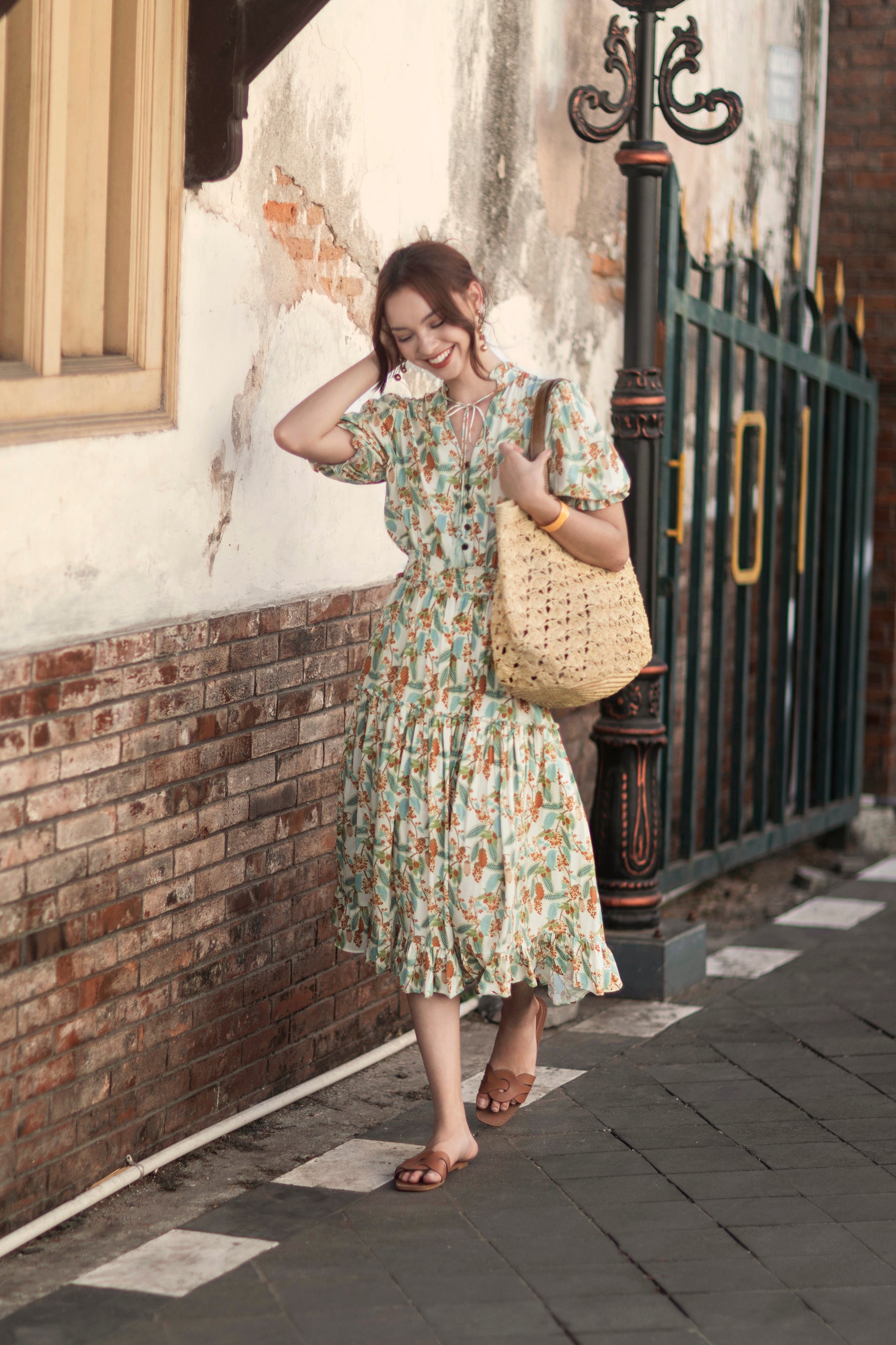 ILIA Dress in Gudeg Beige