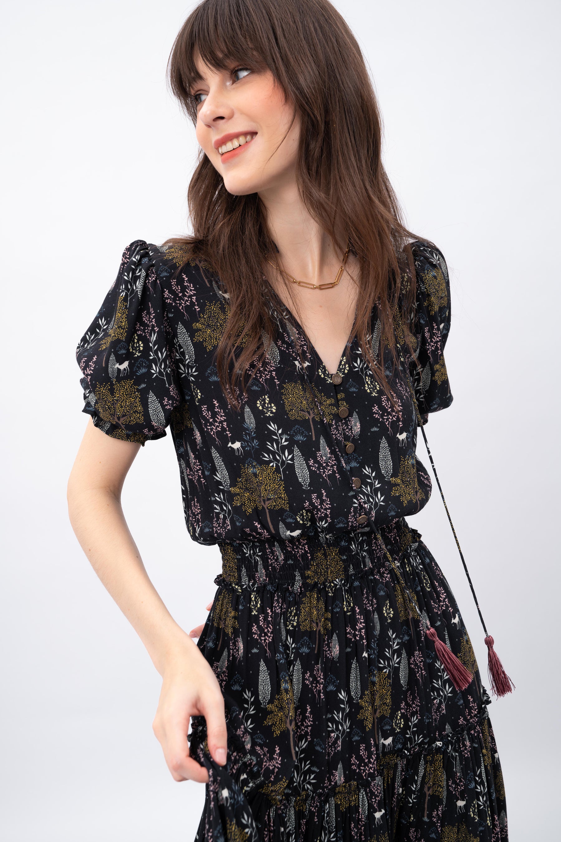 ILIA Dress in Taman Black
