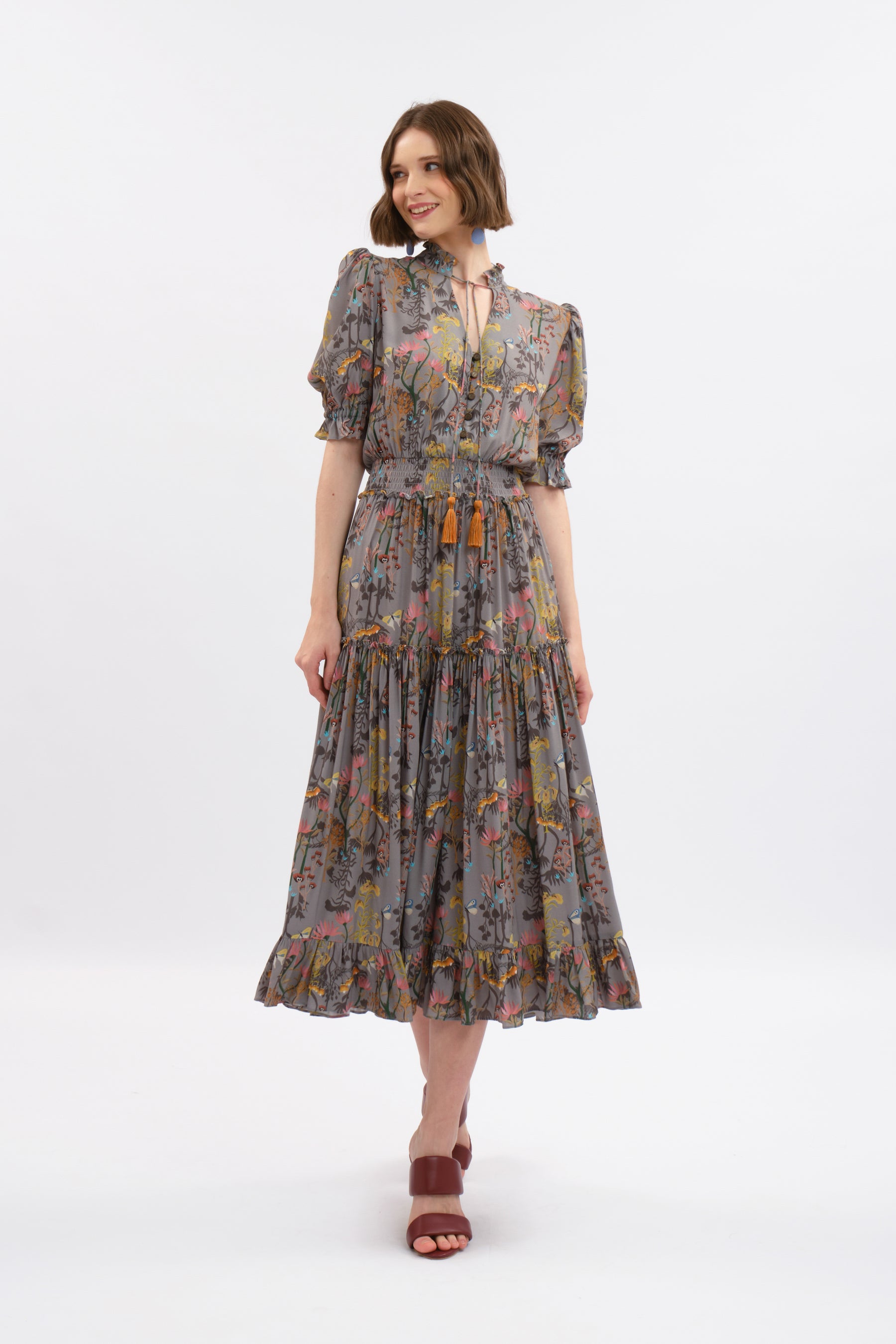 ILIA Dress in Gray Lontar
