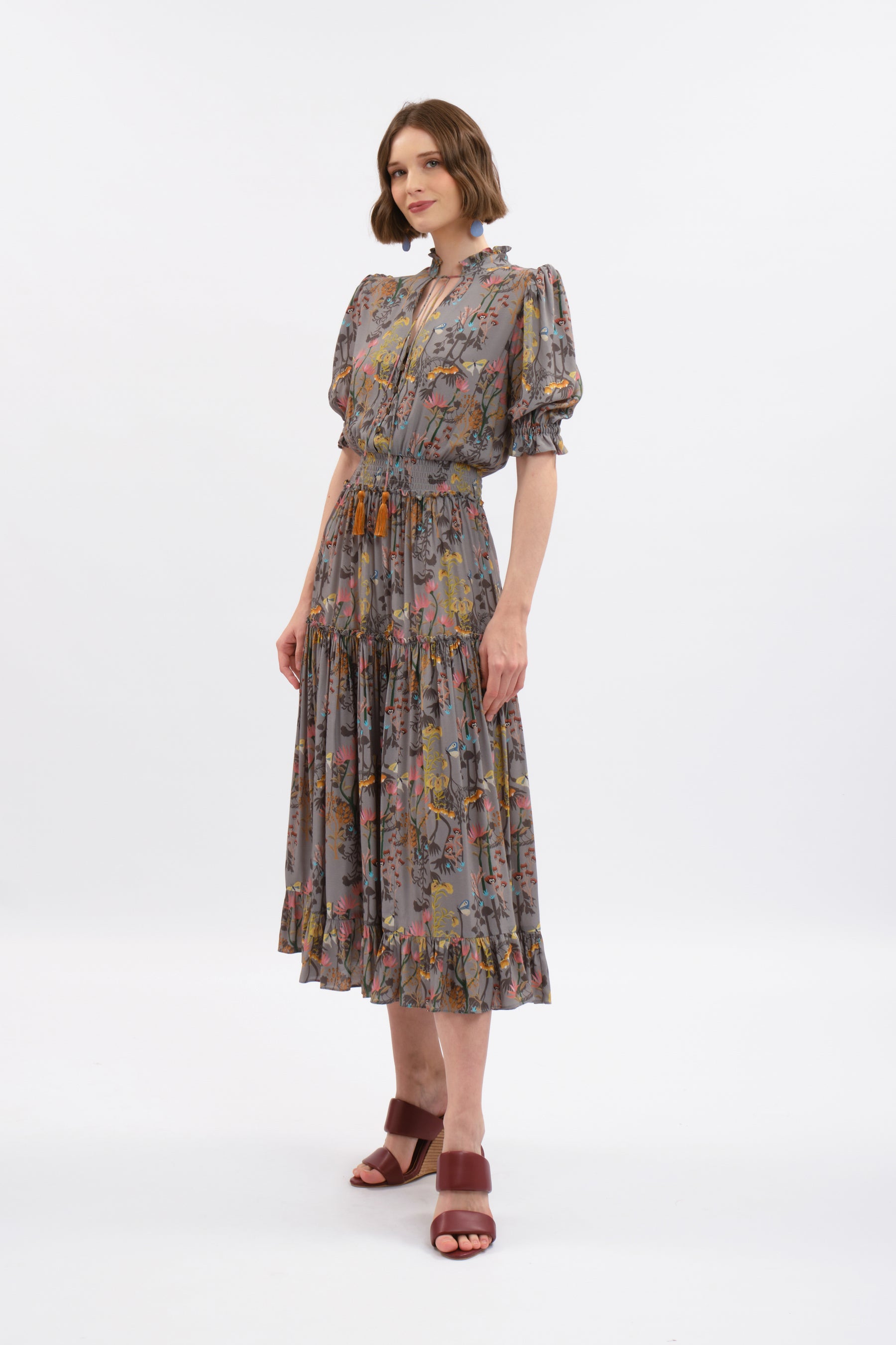 ILIA Dress in Gray Lontar