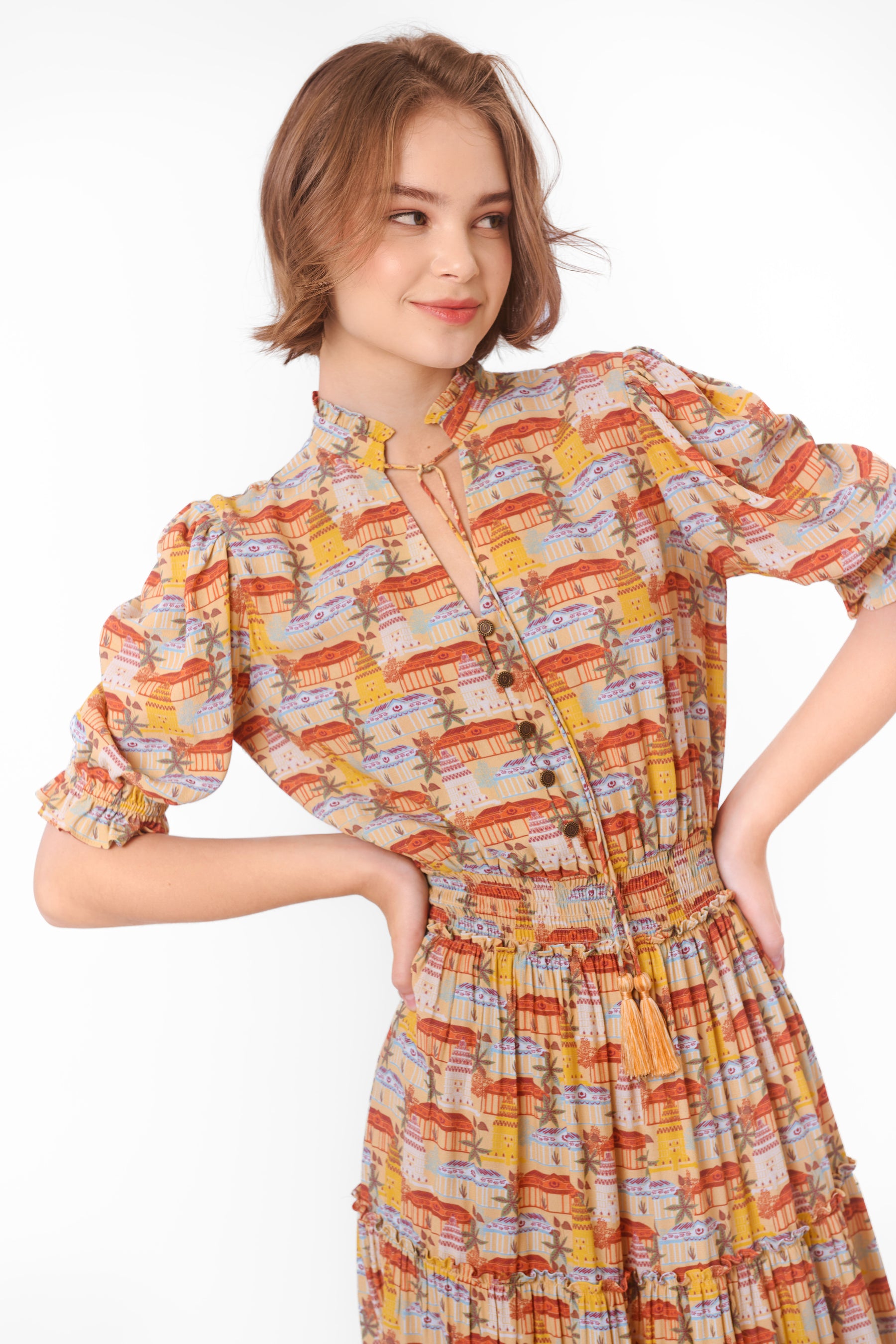 ILIA Dress in Puri Gold