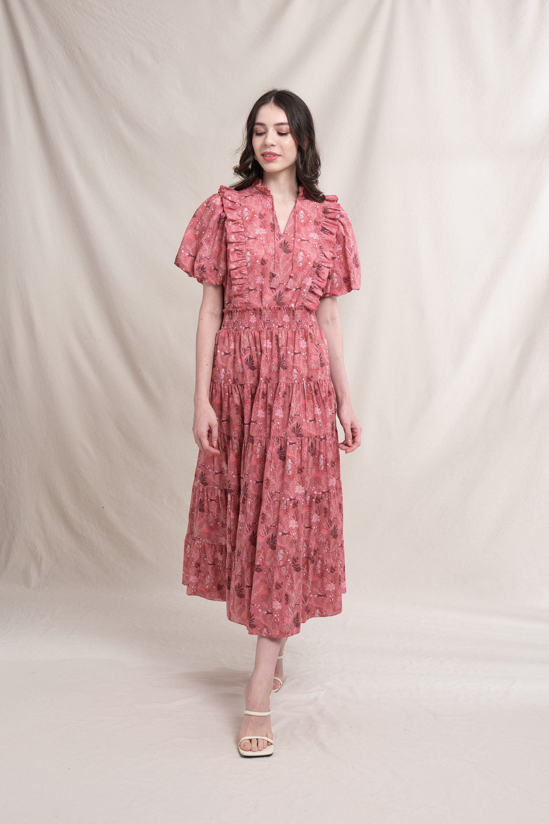 IZA Top in Pink Minanga