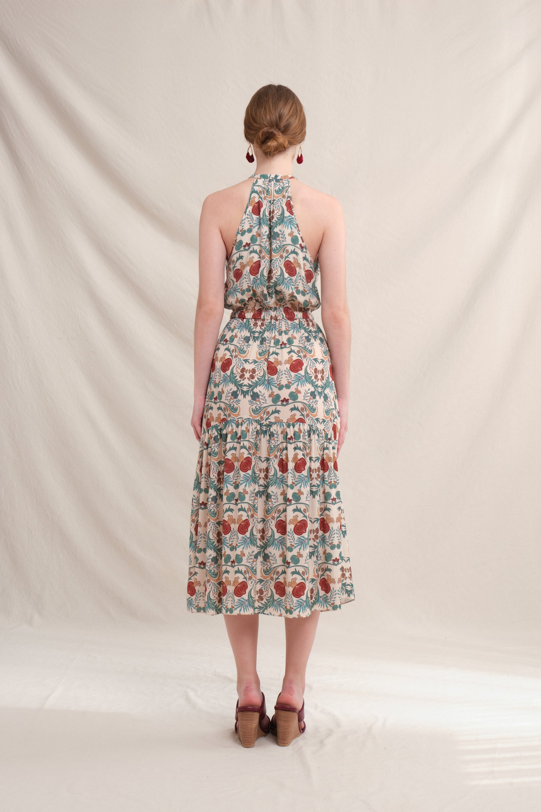 JOSIE Dress in Beige Delima