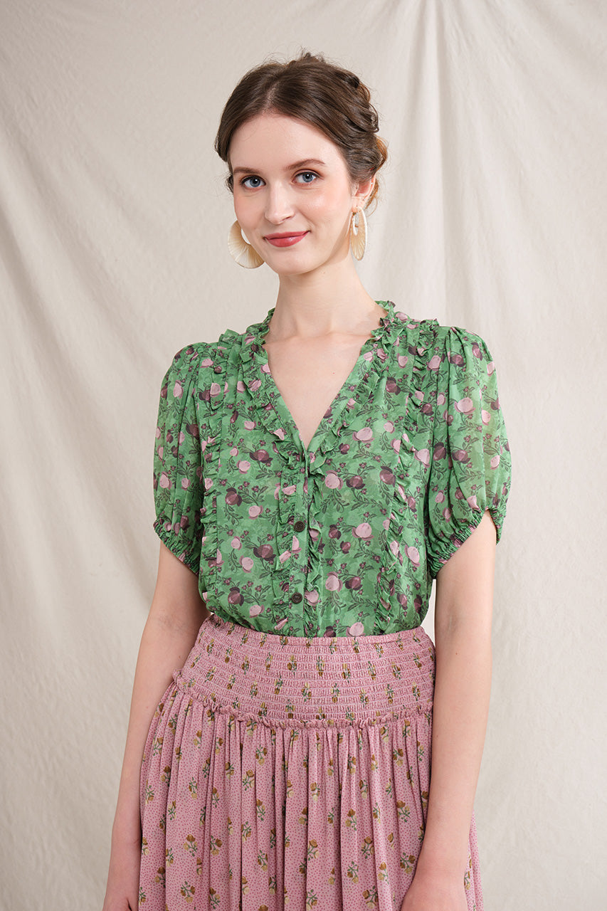 JOY Top in Cempaka Green
