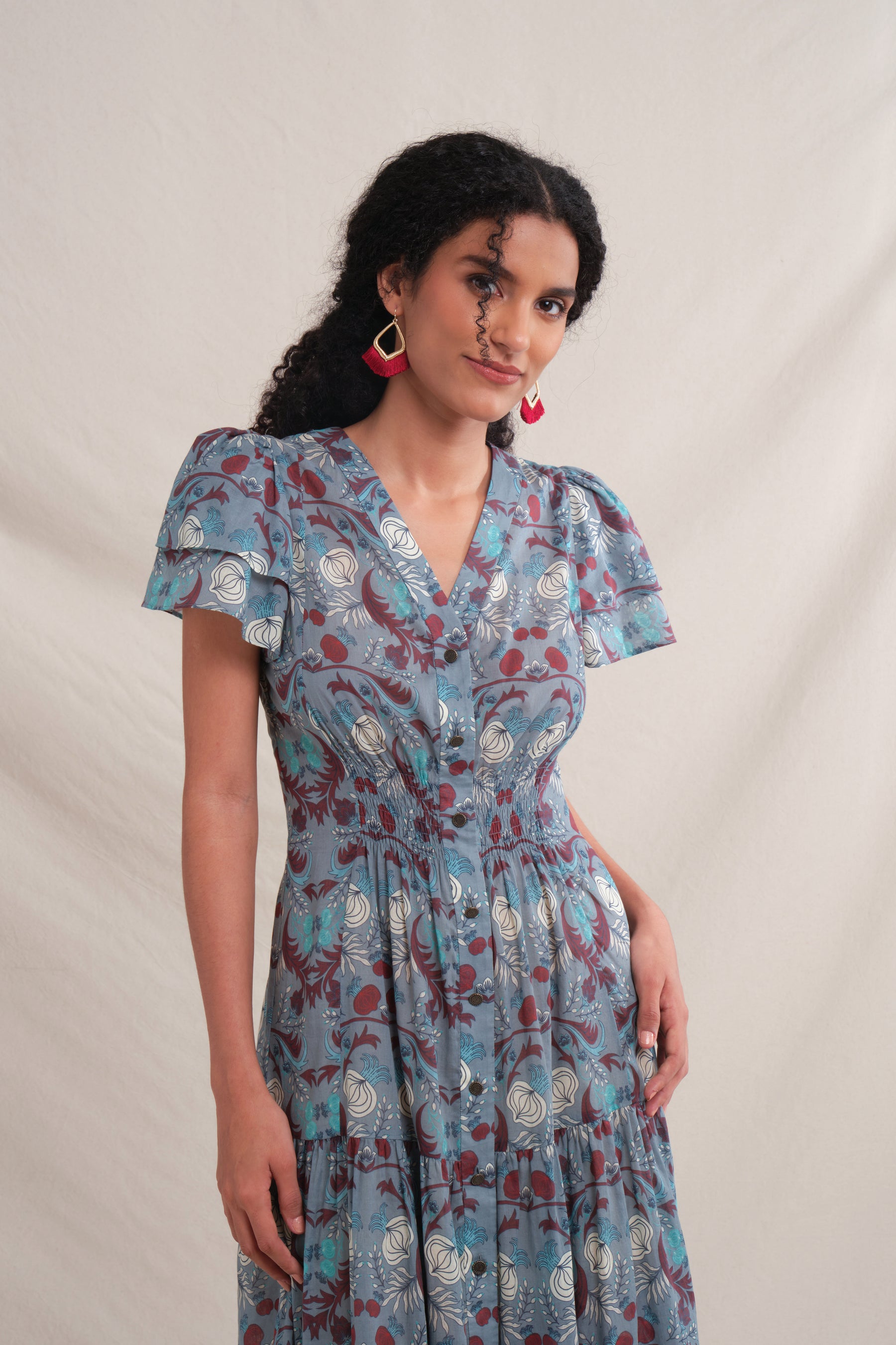 KANA Dress in Gray Delima