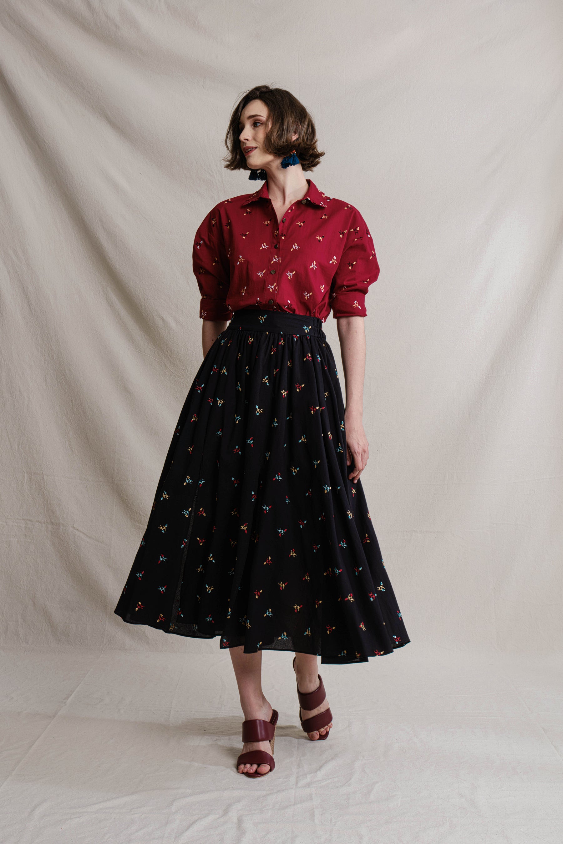 KARINA Top in Red Jagung