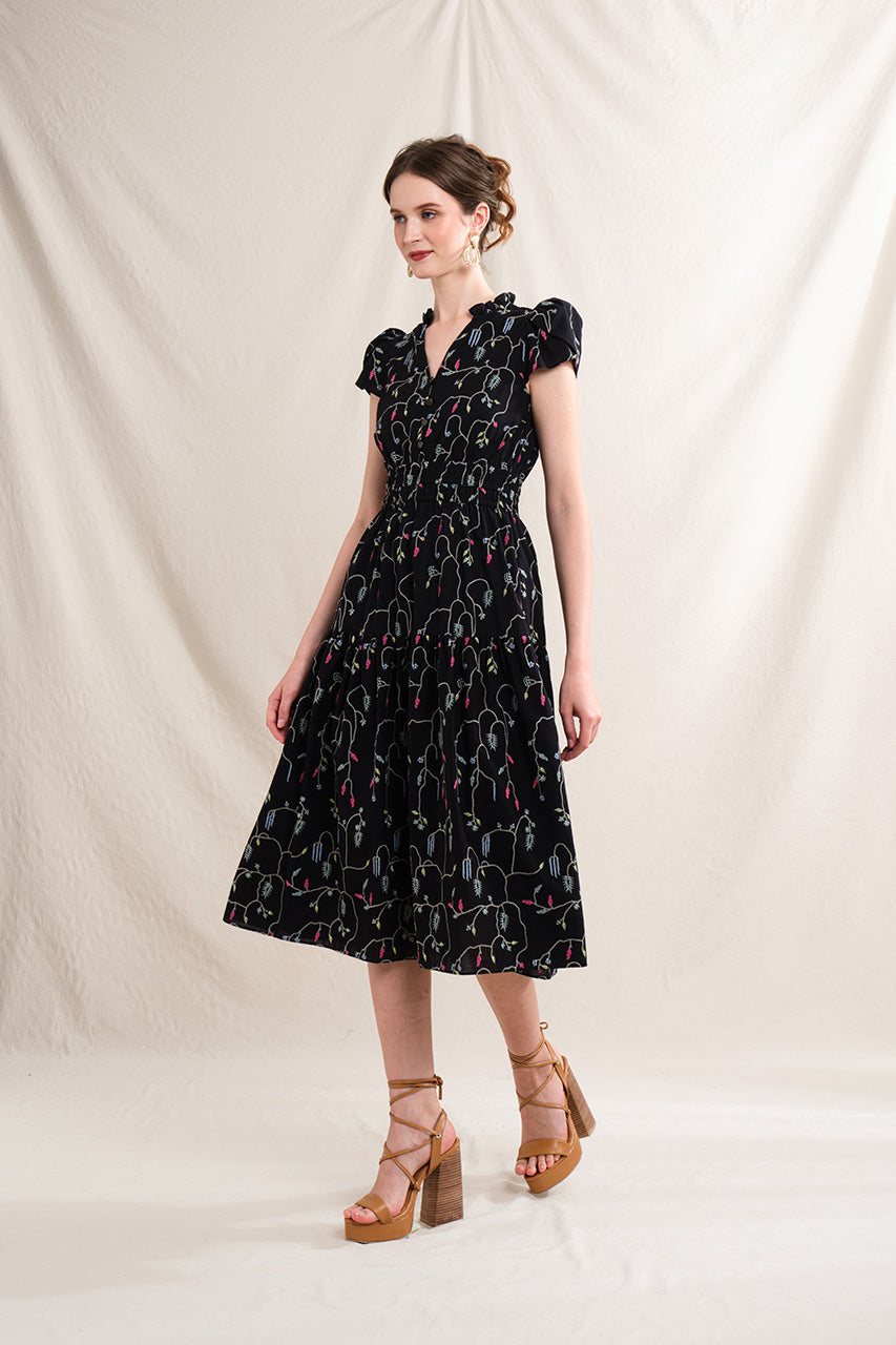 KIRA Dress in Black Lada