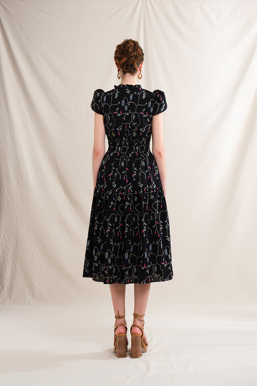 KIRA Dress in Black Lada