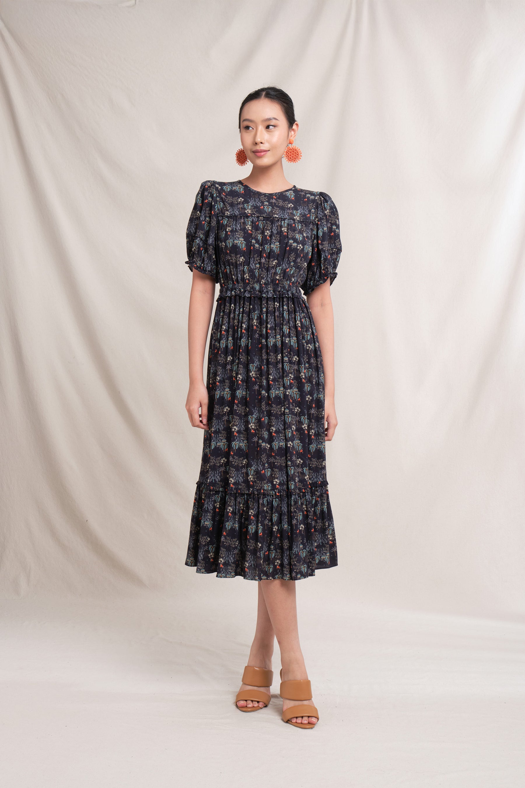 KORI Dress in Black Bale