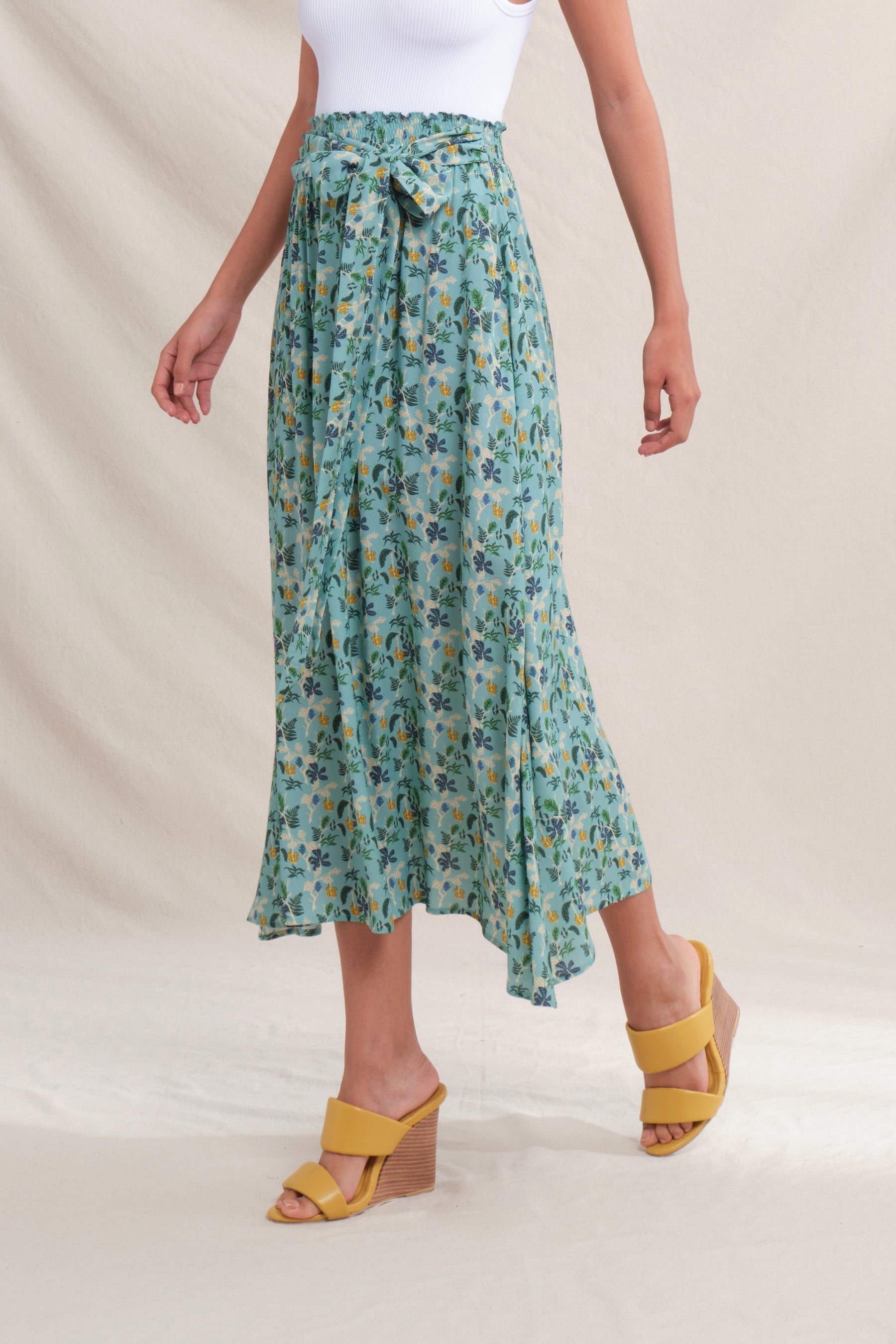 LAURA Skirt in Blue Gaguduh