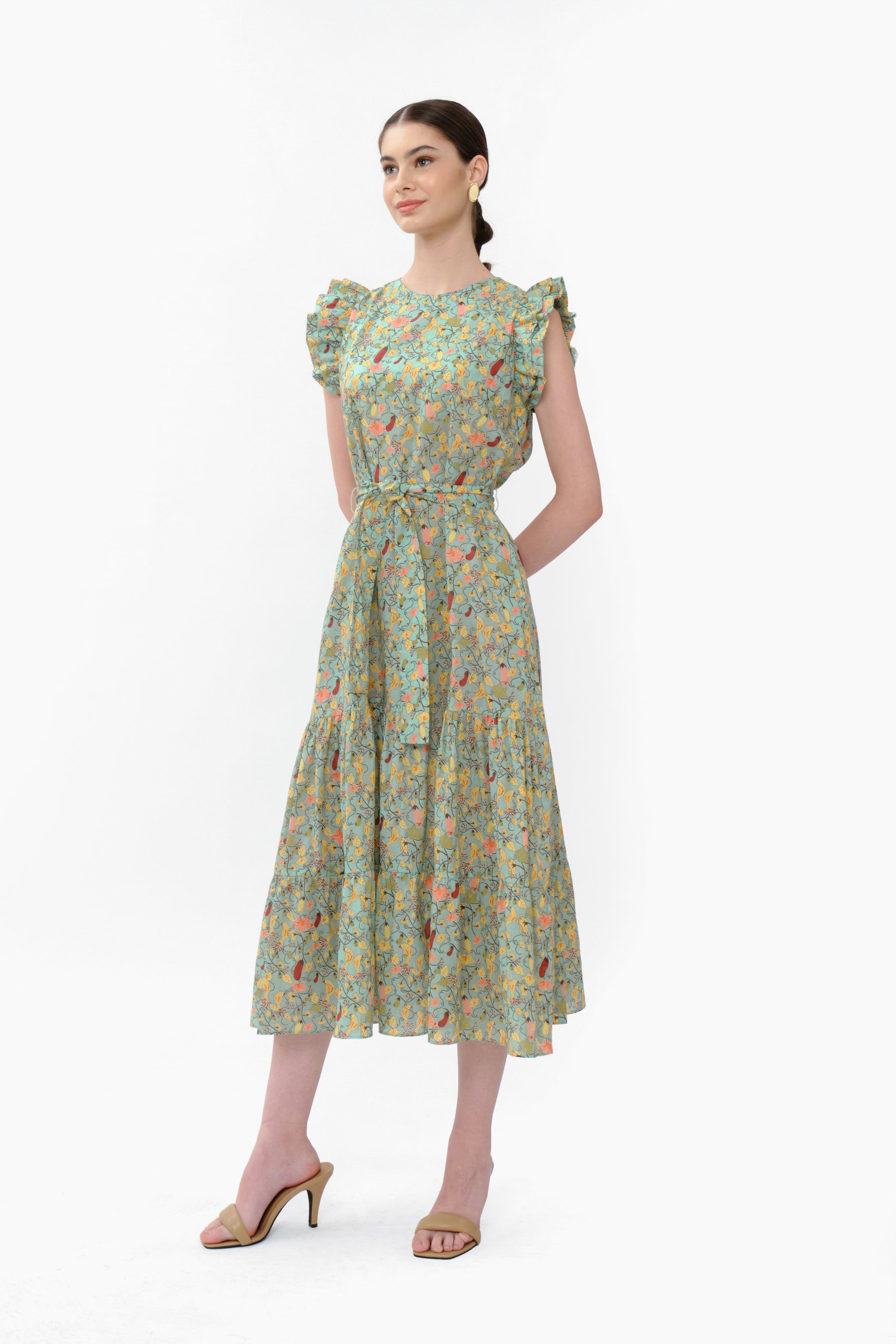 LEXI Dress in Turquoise Terong