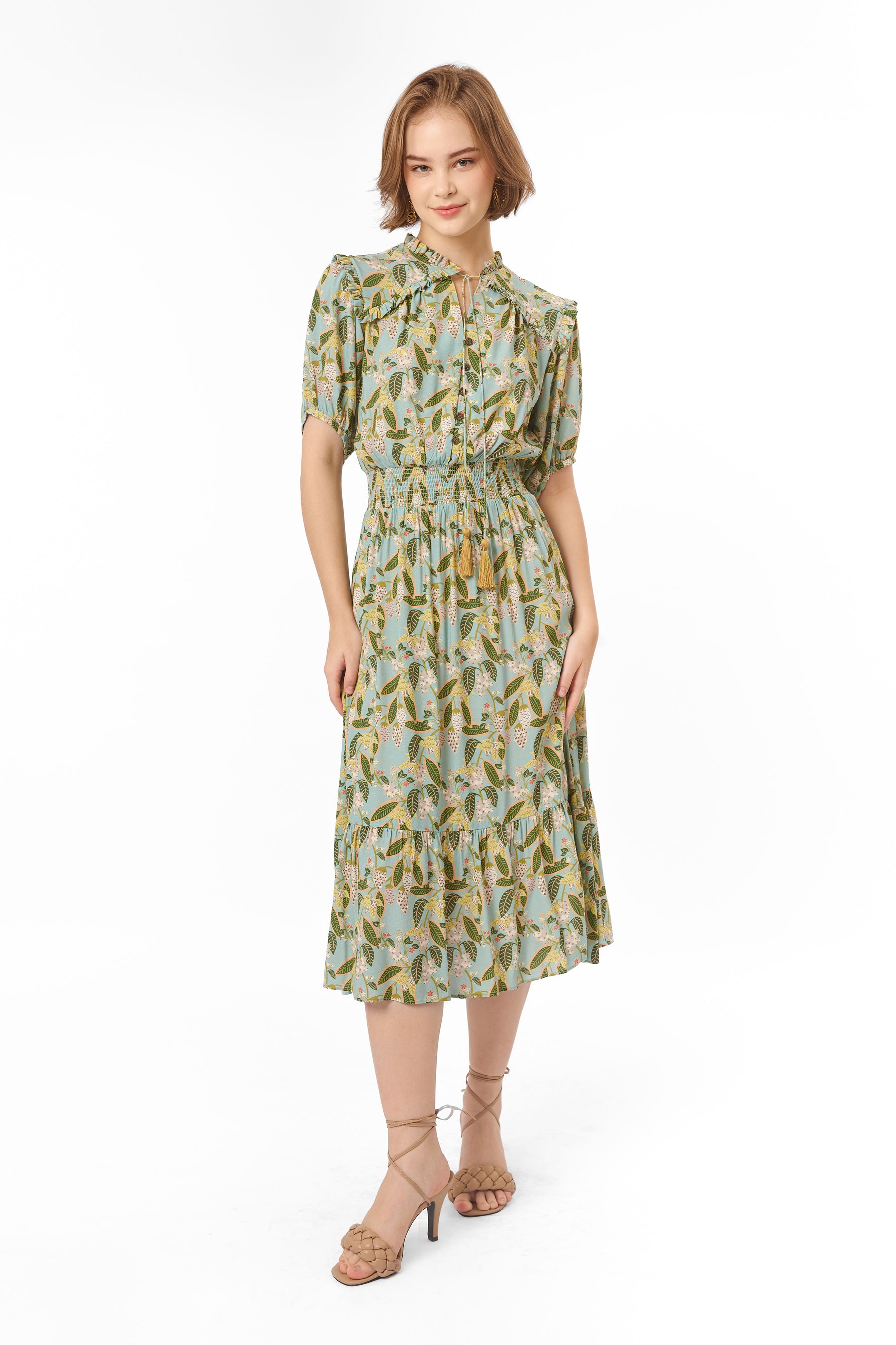 MALI Dress in Gudeg Blue