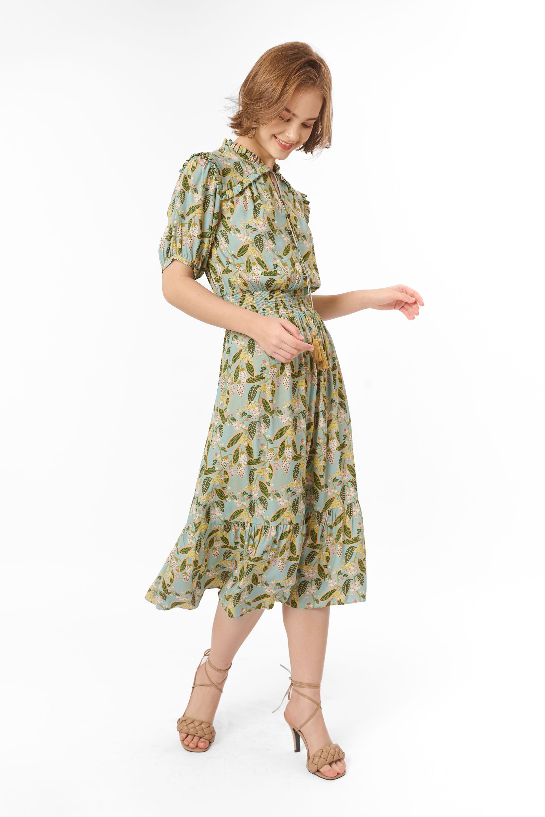MALI Dress in Gudeg Blue
