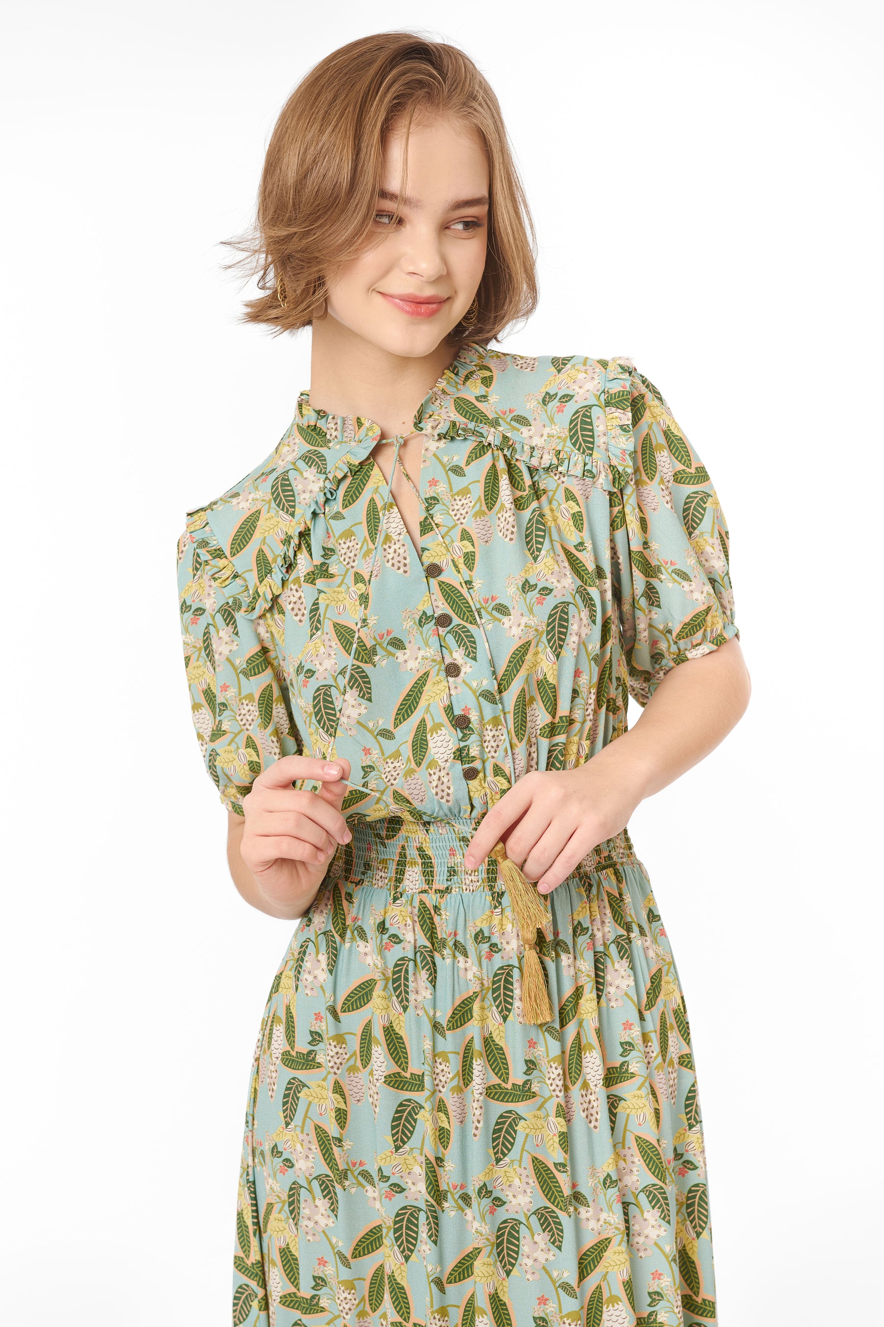 MALI Dress in Gudeg Blue
