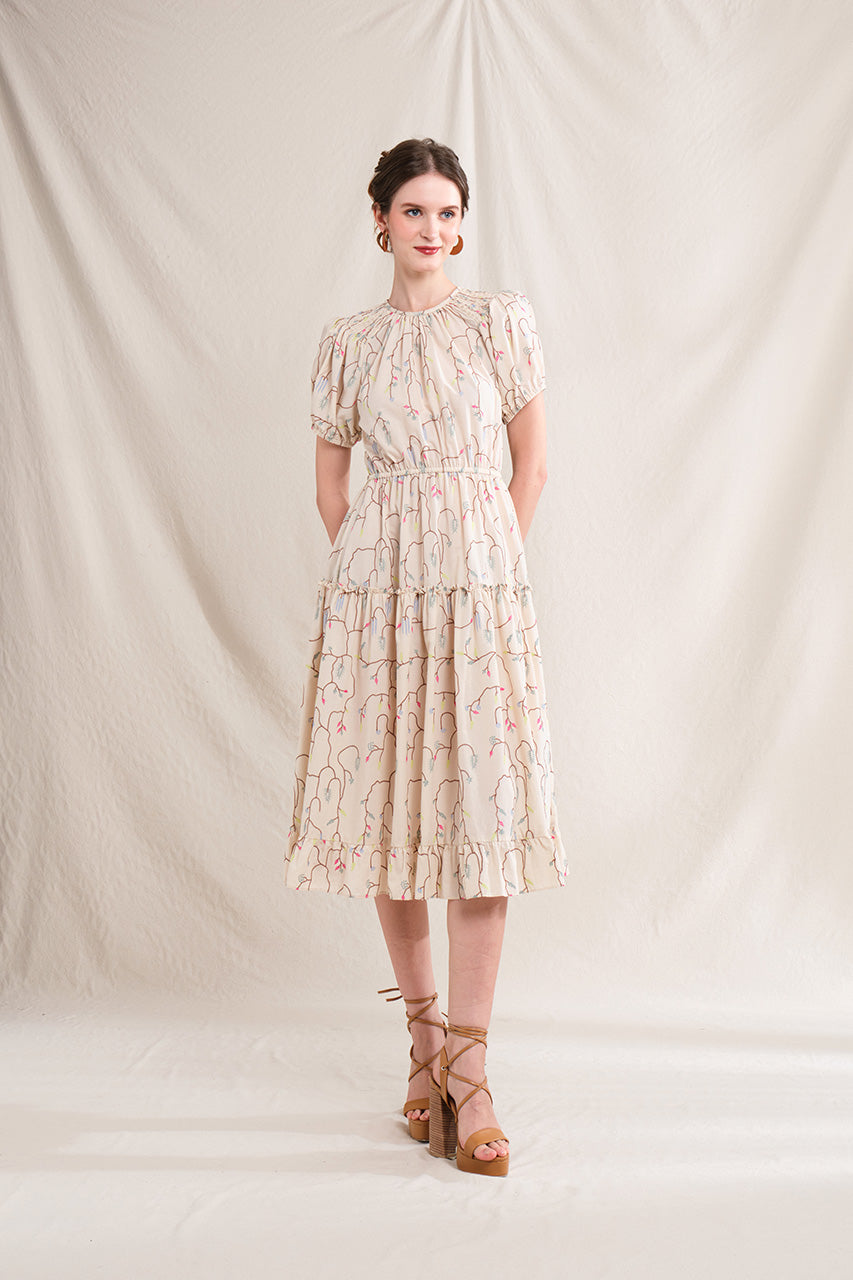 MANU Dress in Beige Lada