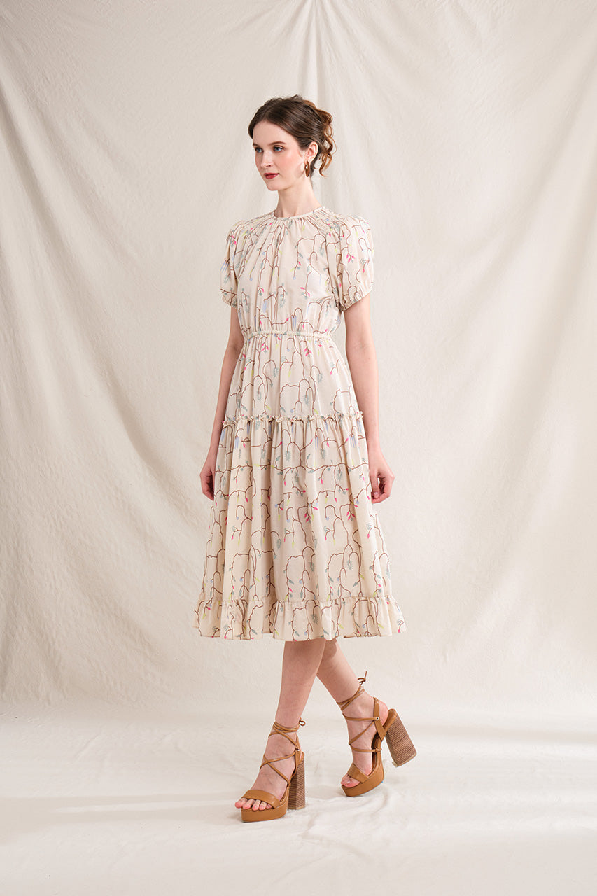 MANU Dress in Beige Lada