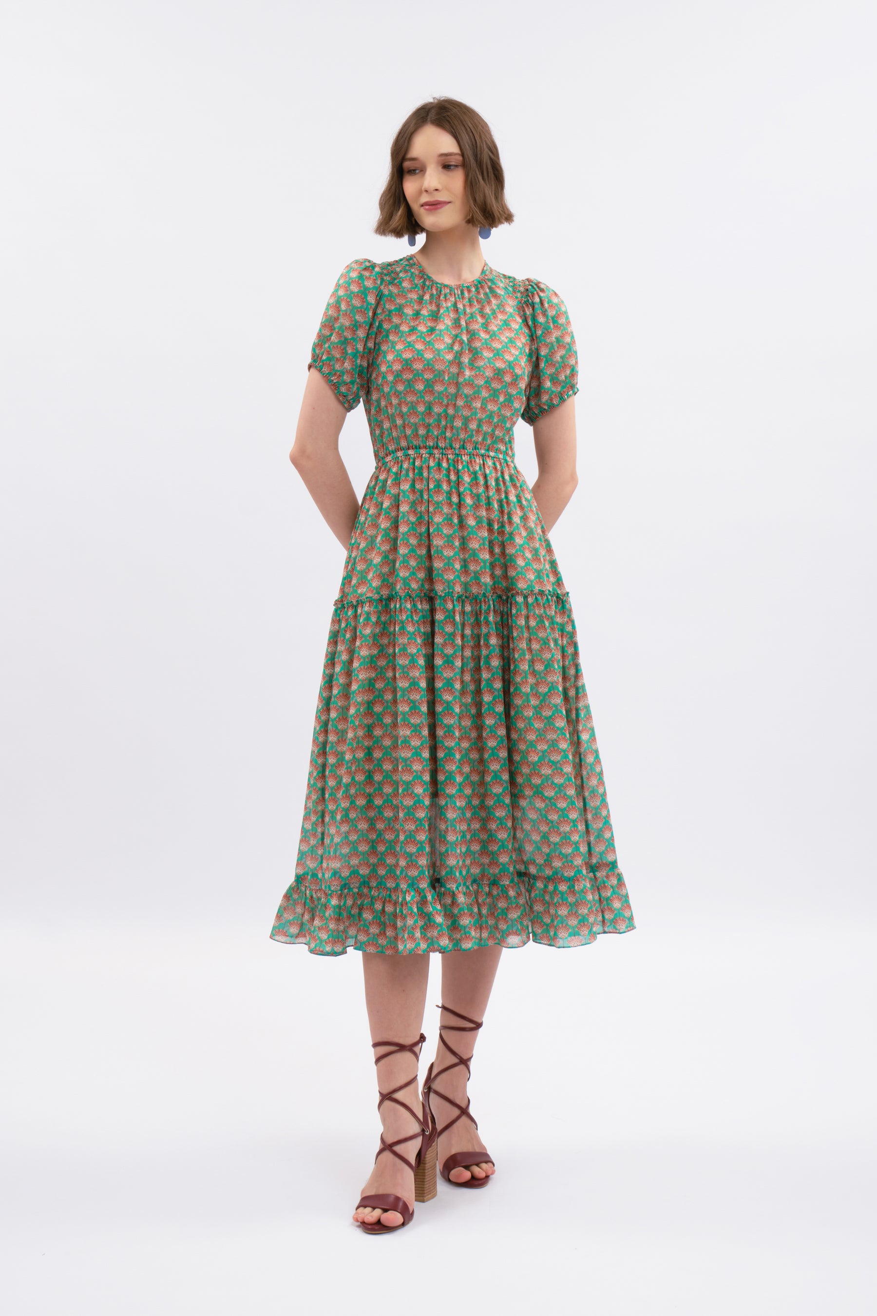 MANU Dress in Turquoise Saloko