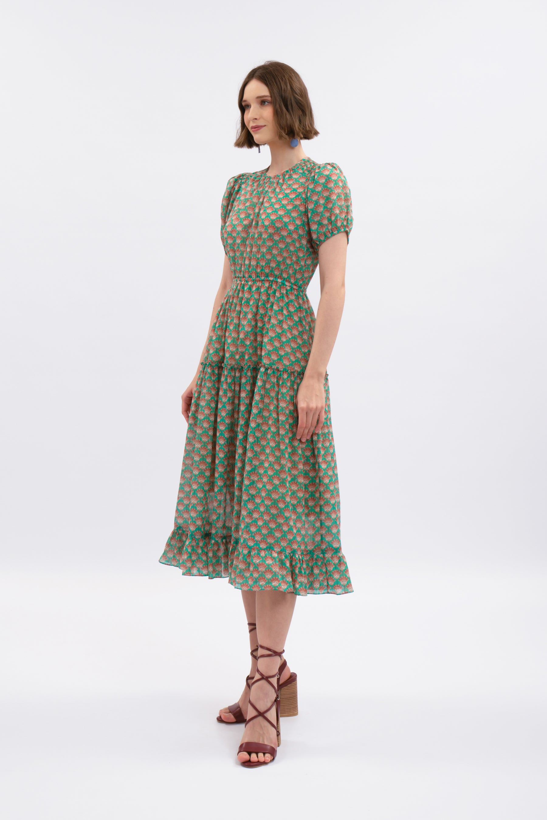 MANU Dress in Turquoise Saloko