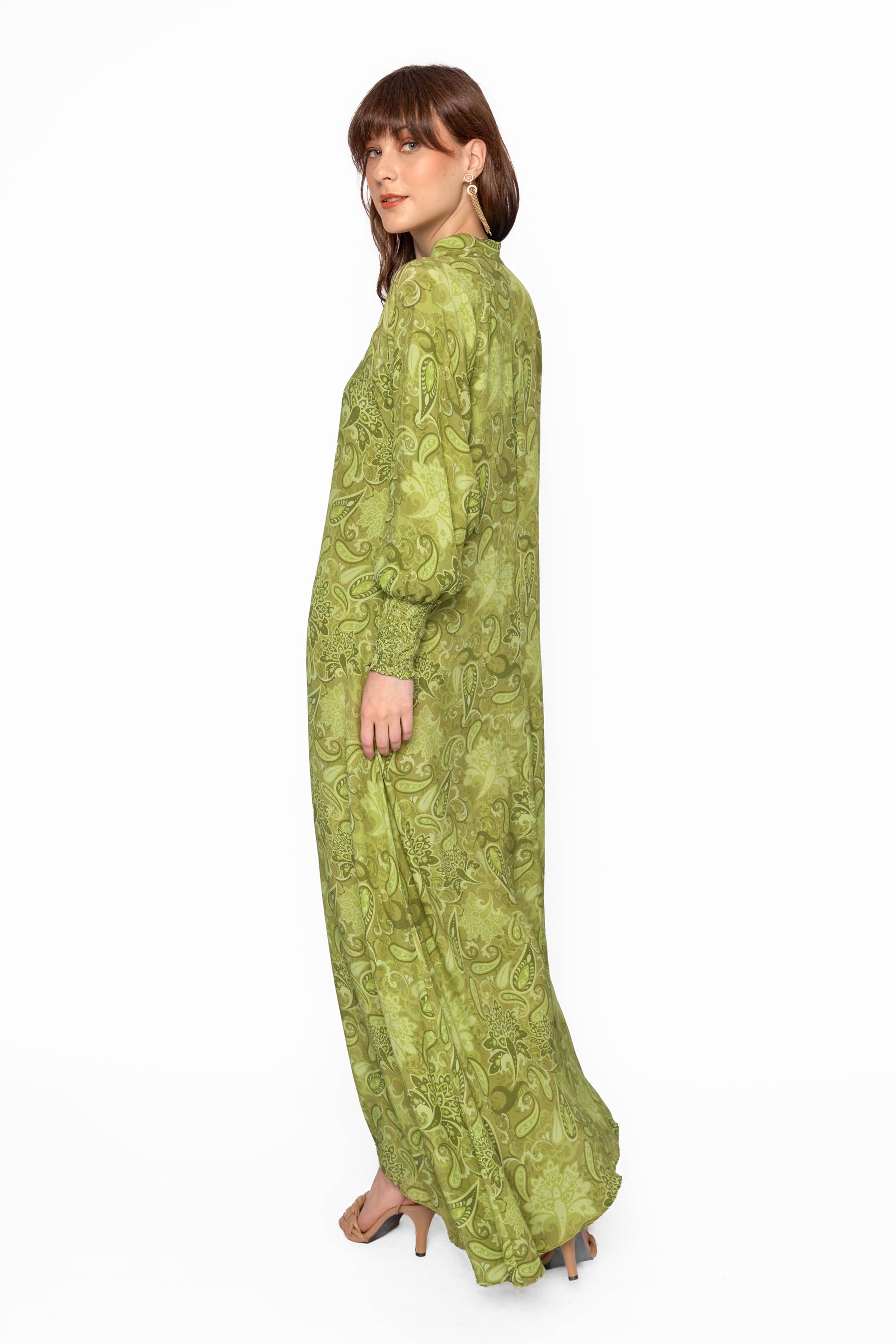 MAYLA Dress in Green Pakis