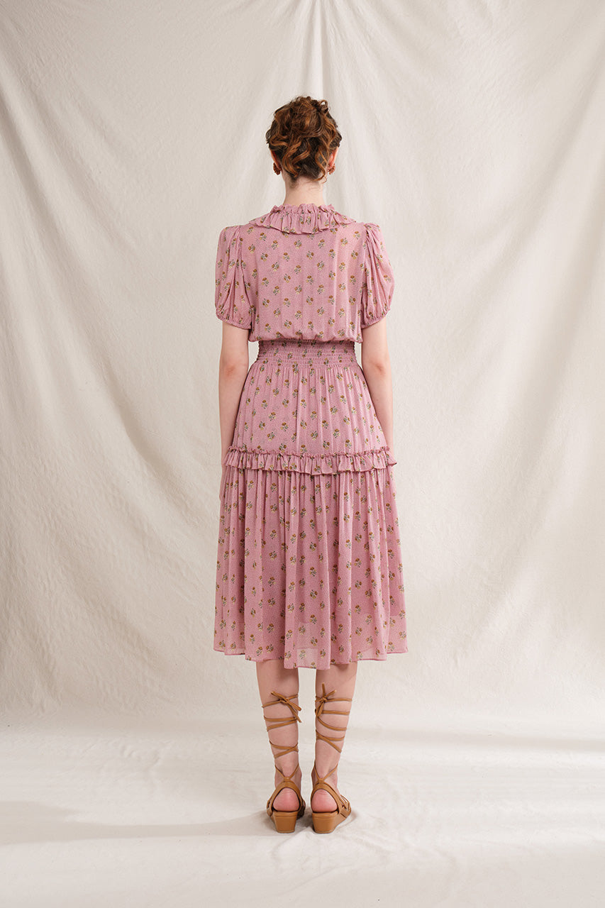 MILA Dress in Magnolia Pink