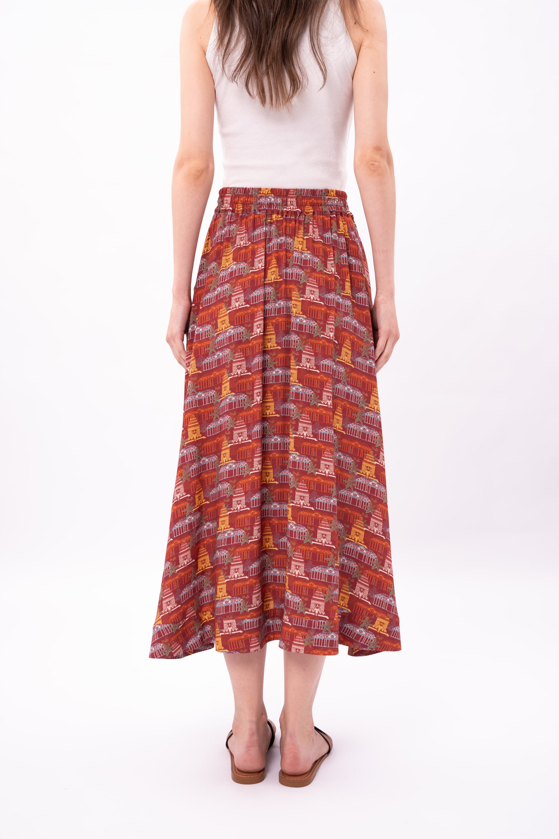 MIRA Skirt in Puri Red