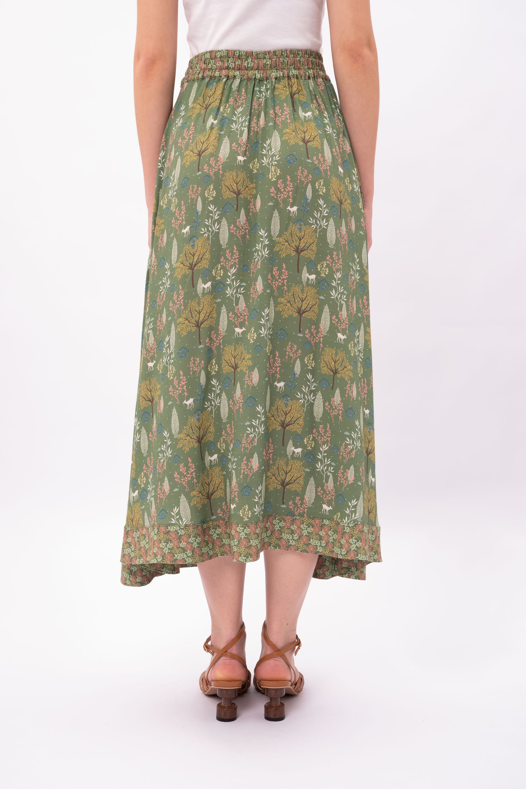 MIRA Skirt in Taman Green