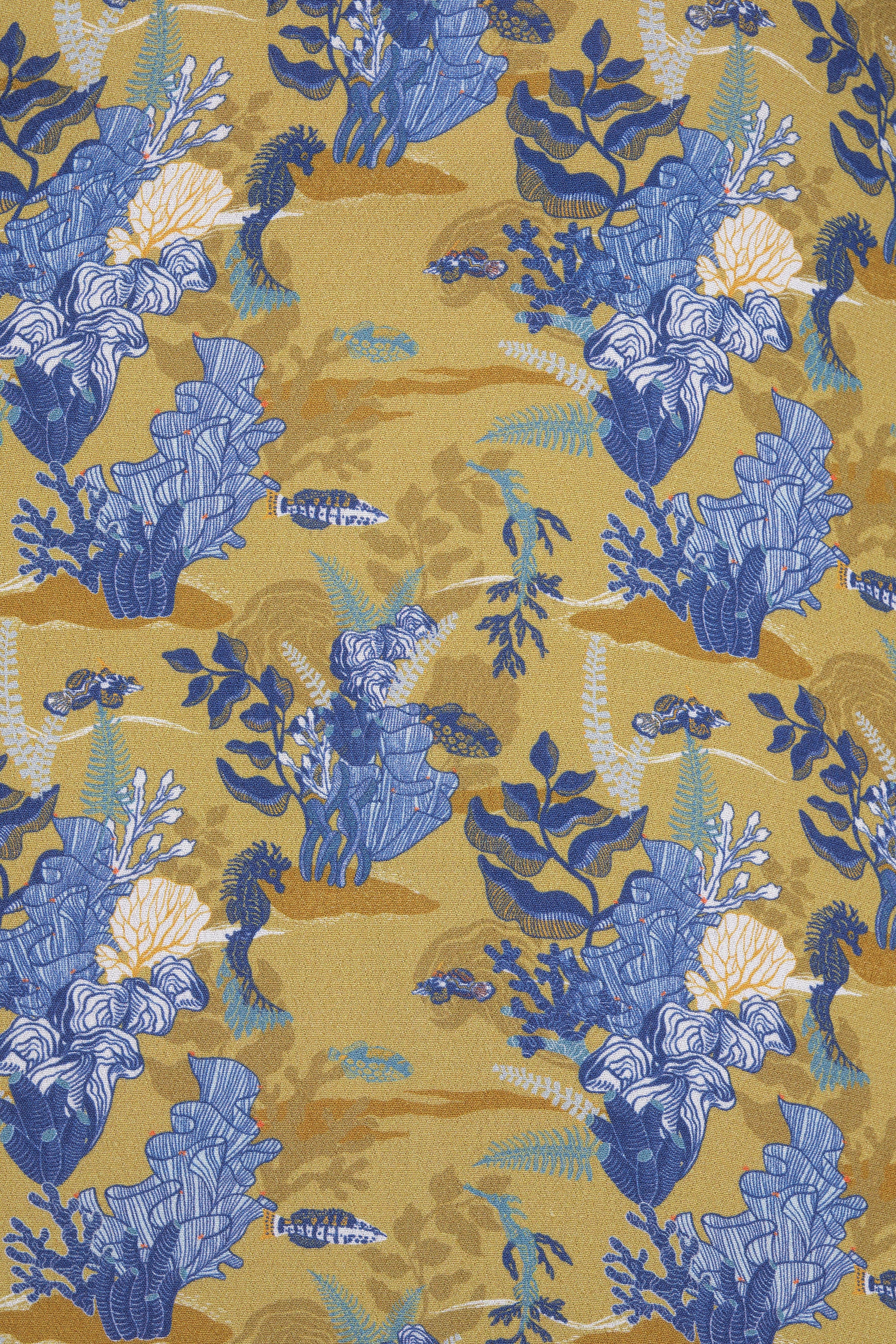 KORI Dress in Mustard Bunaken