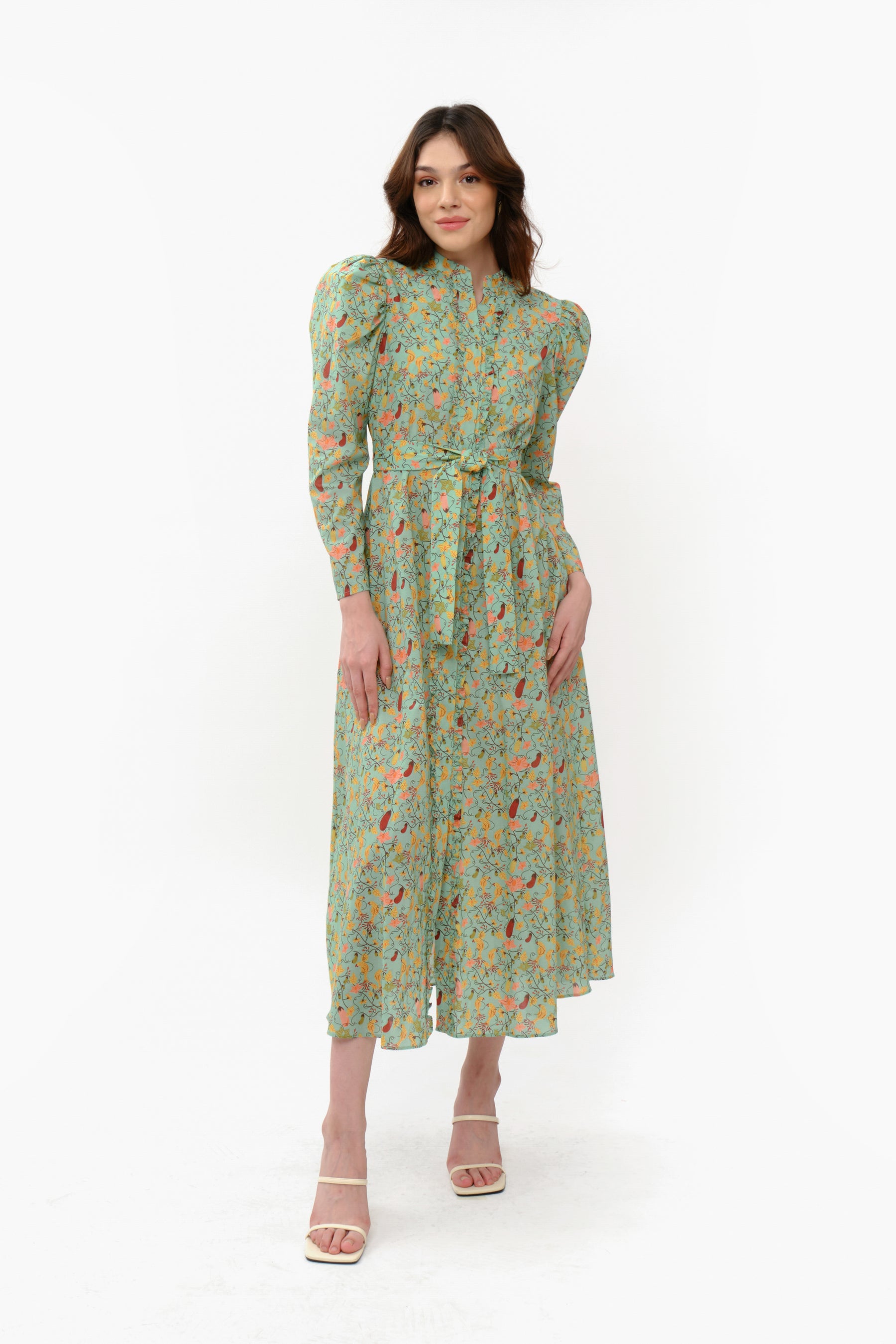 NALA Dress in Turquoise Terong