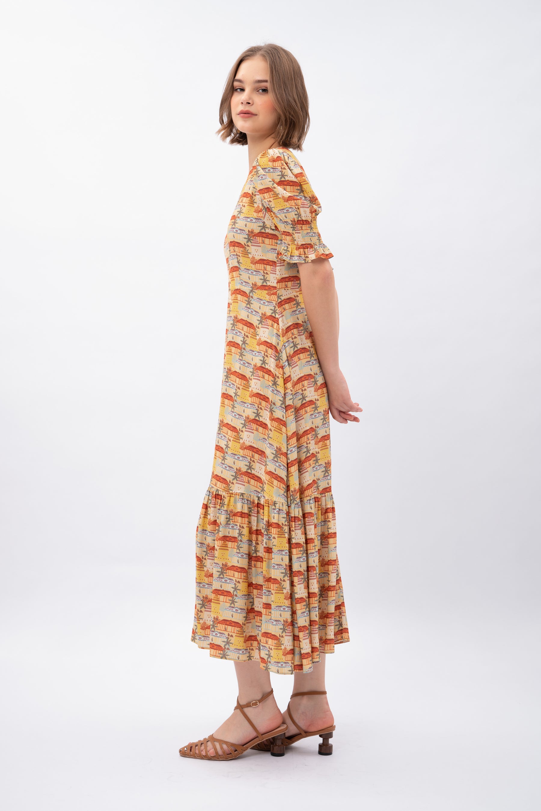 NEELA Dress in Puri Gold