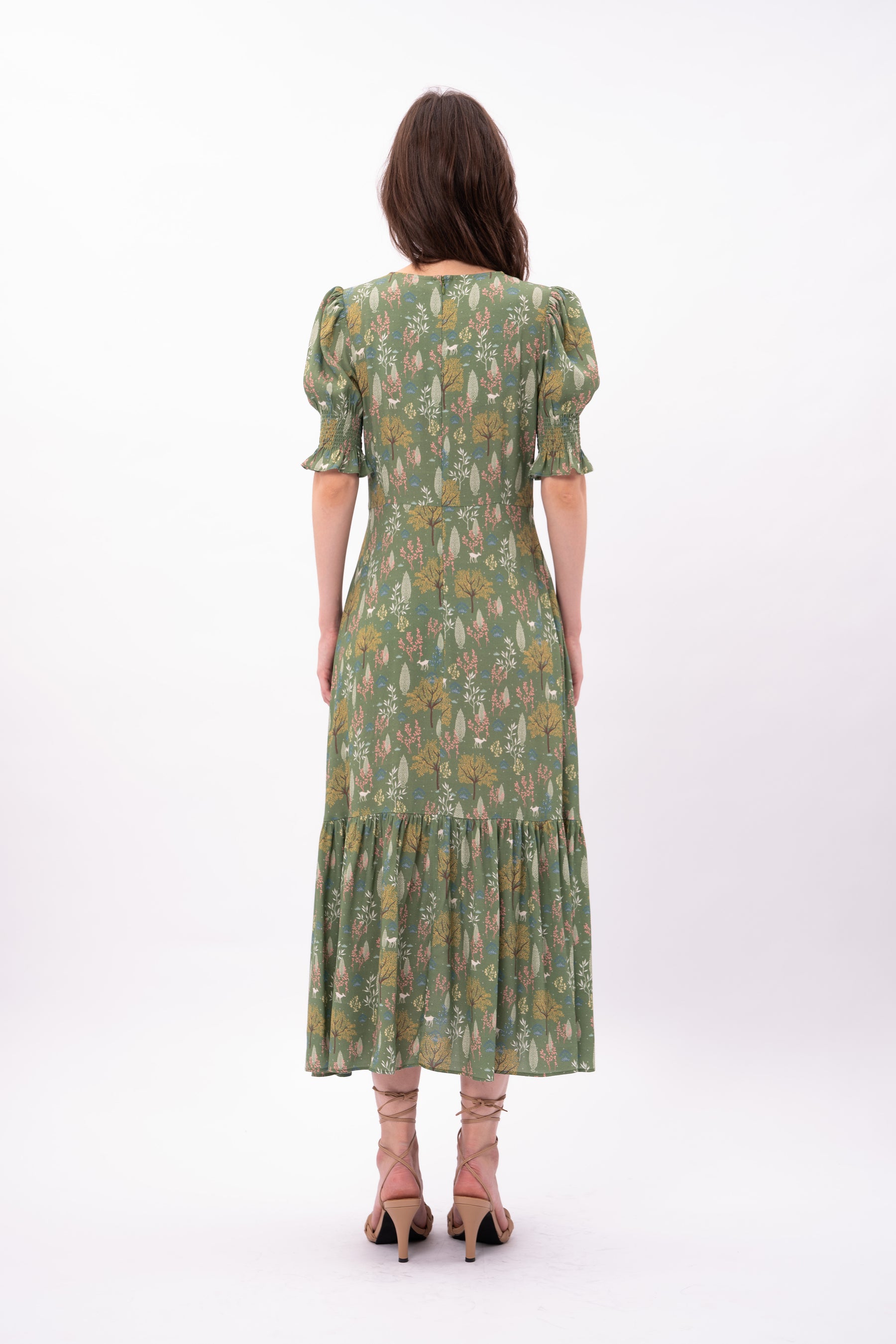 NEELA Dress in Taman Green