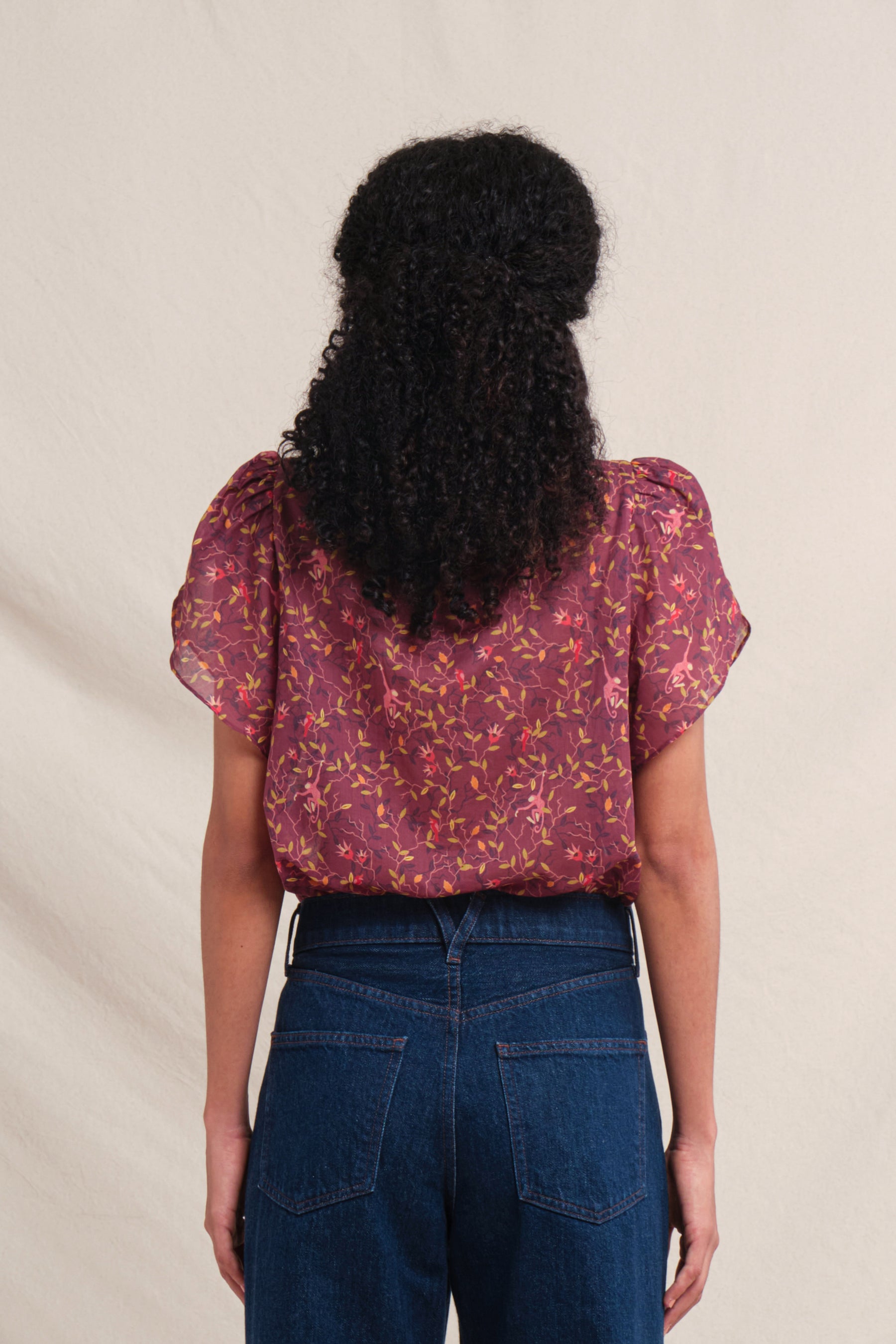 NIKA Top in Maroon Macca