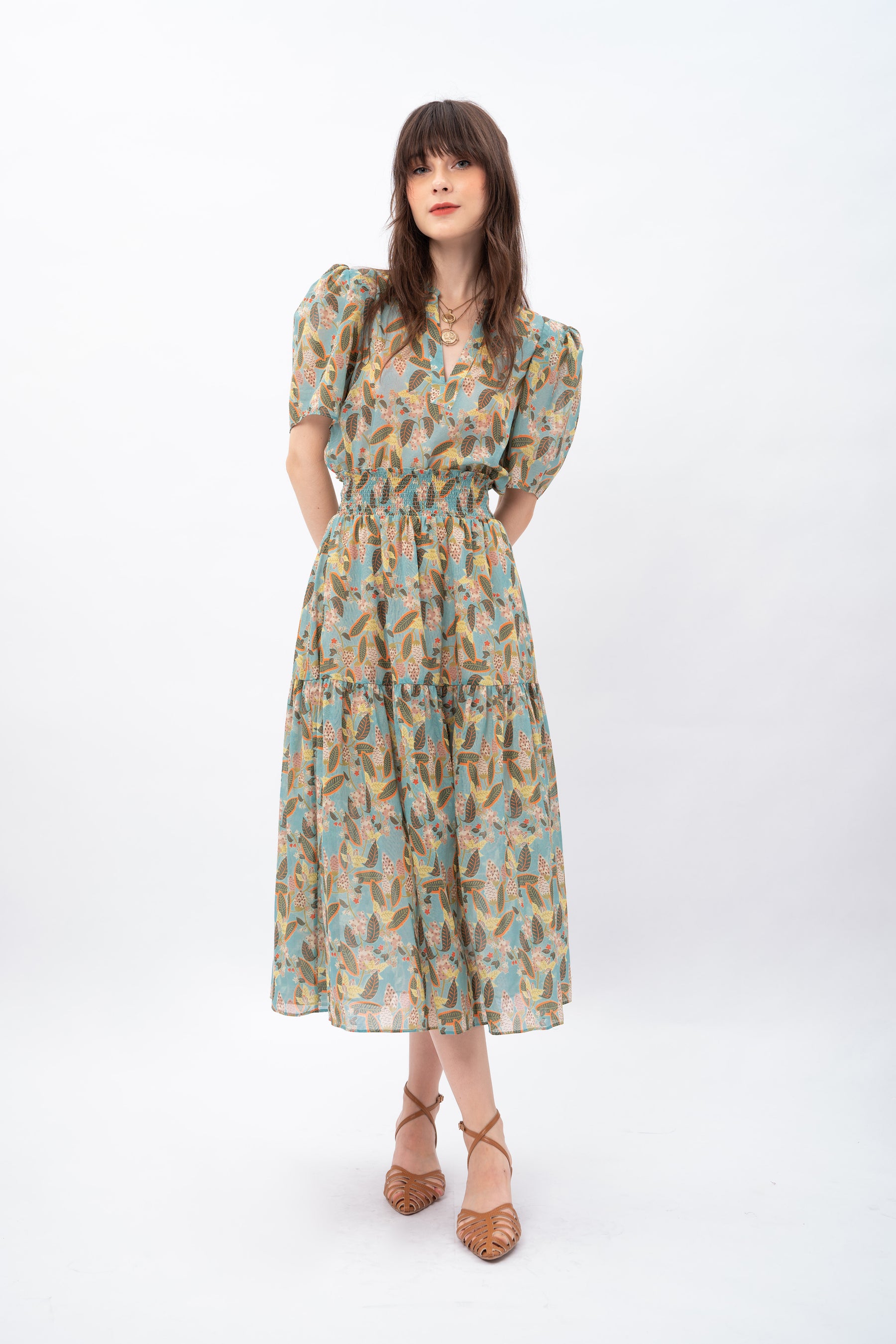 NORA Top in Gudeg Blue
