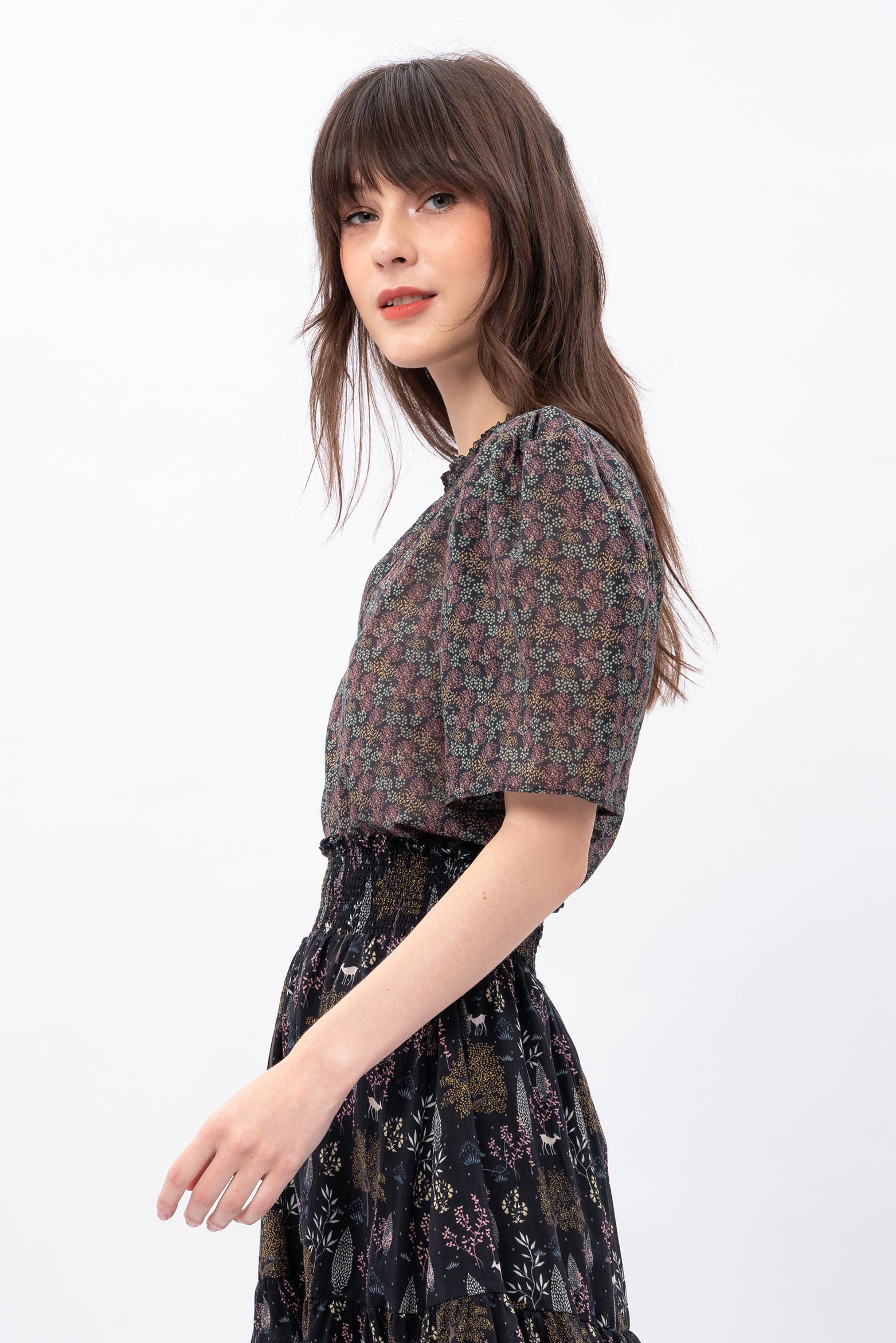 NORA Top in Kilau Black