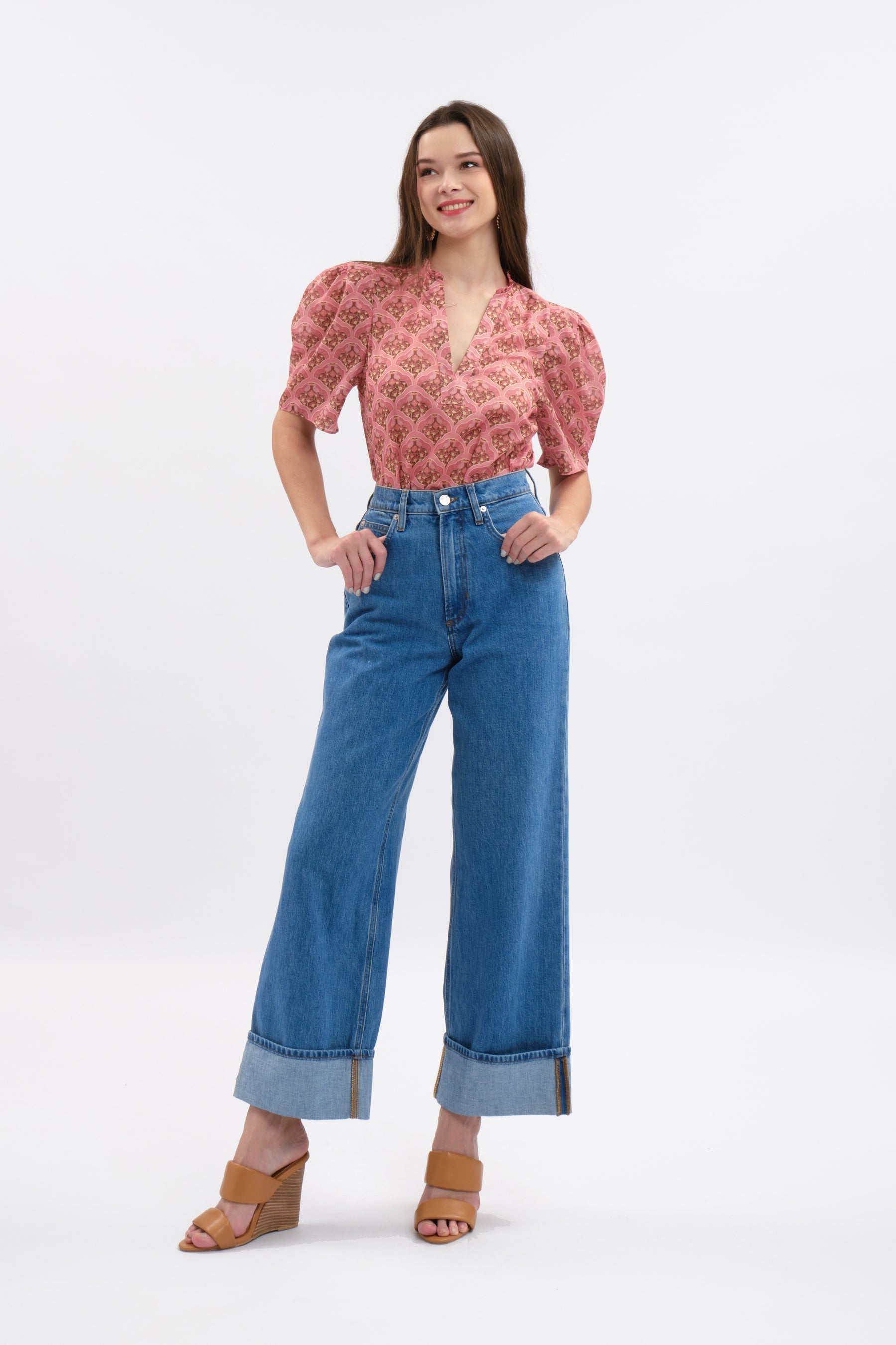 NORA Top in Pink Kubah