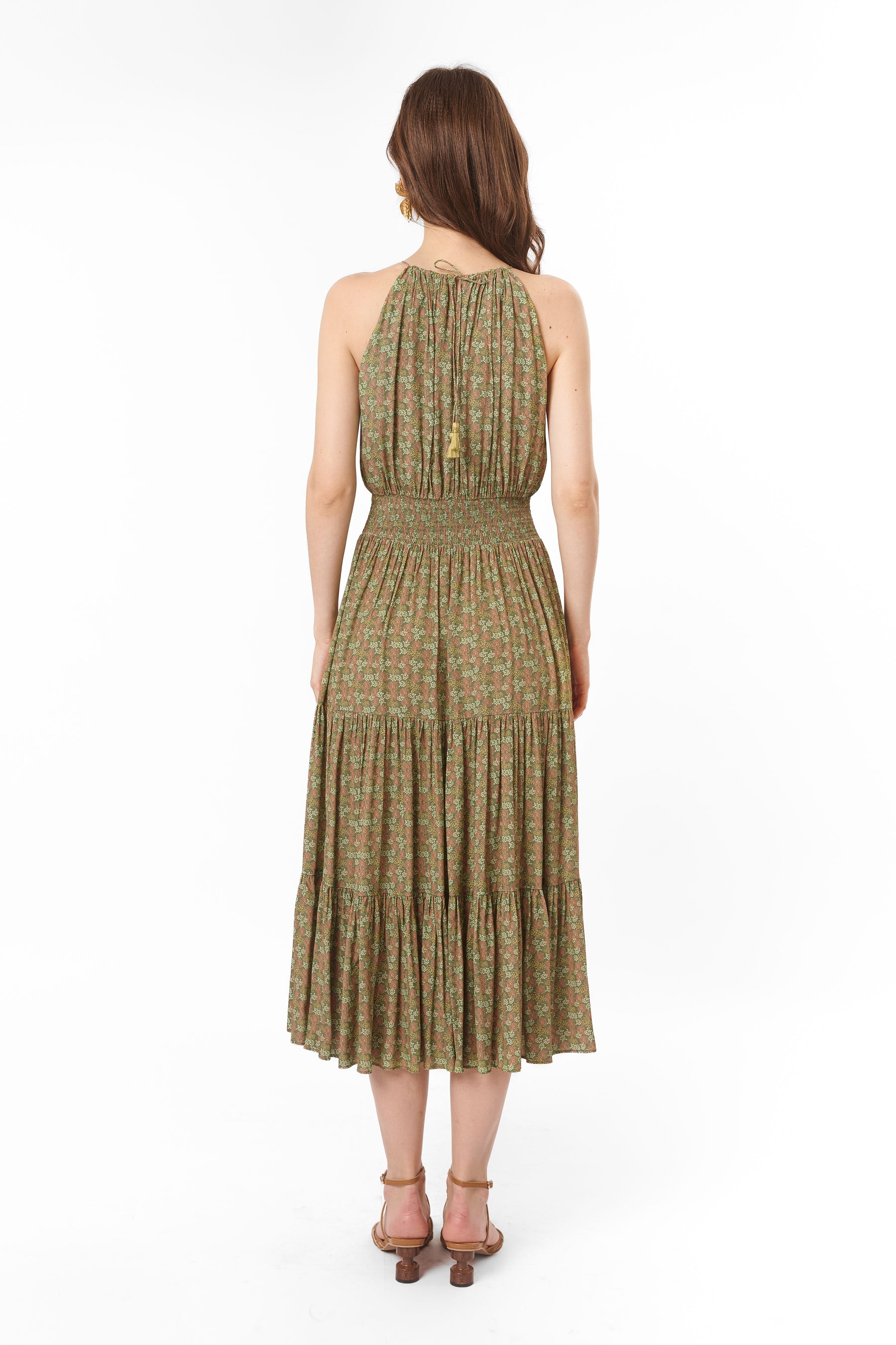 ODETTE Dress in Kilau Green
