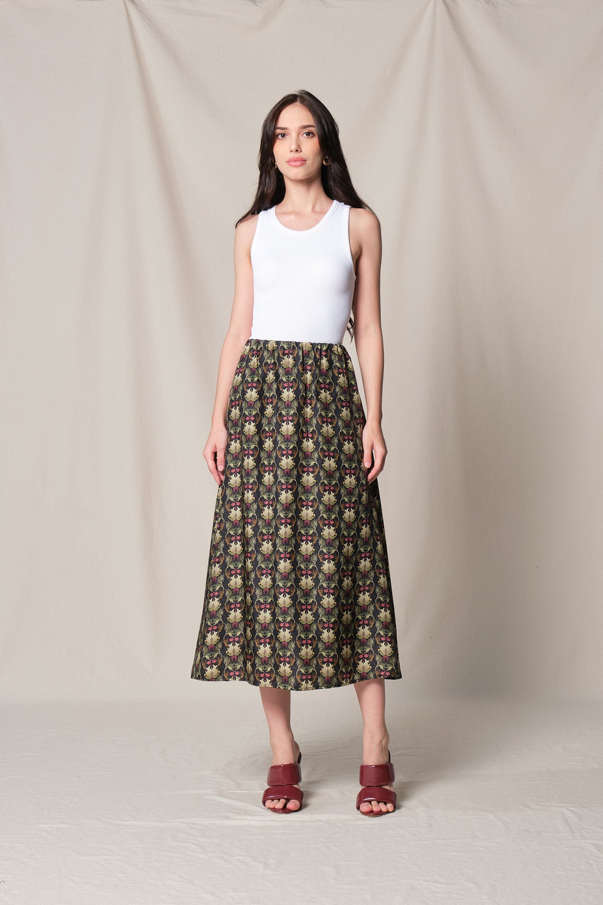 PIPPA Skirt in Black Sumpang