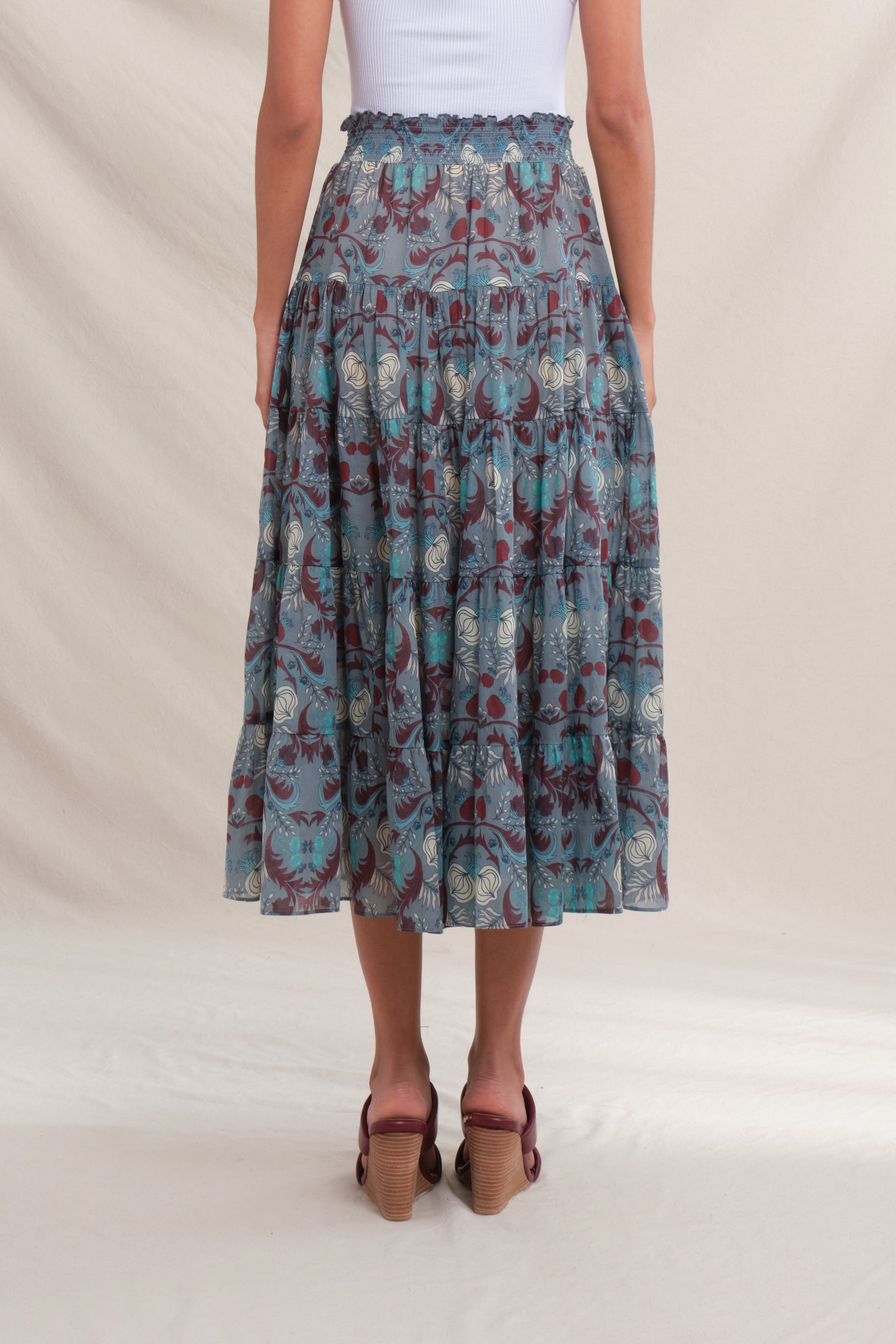 POPPY Skirt in Gray Delima