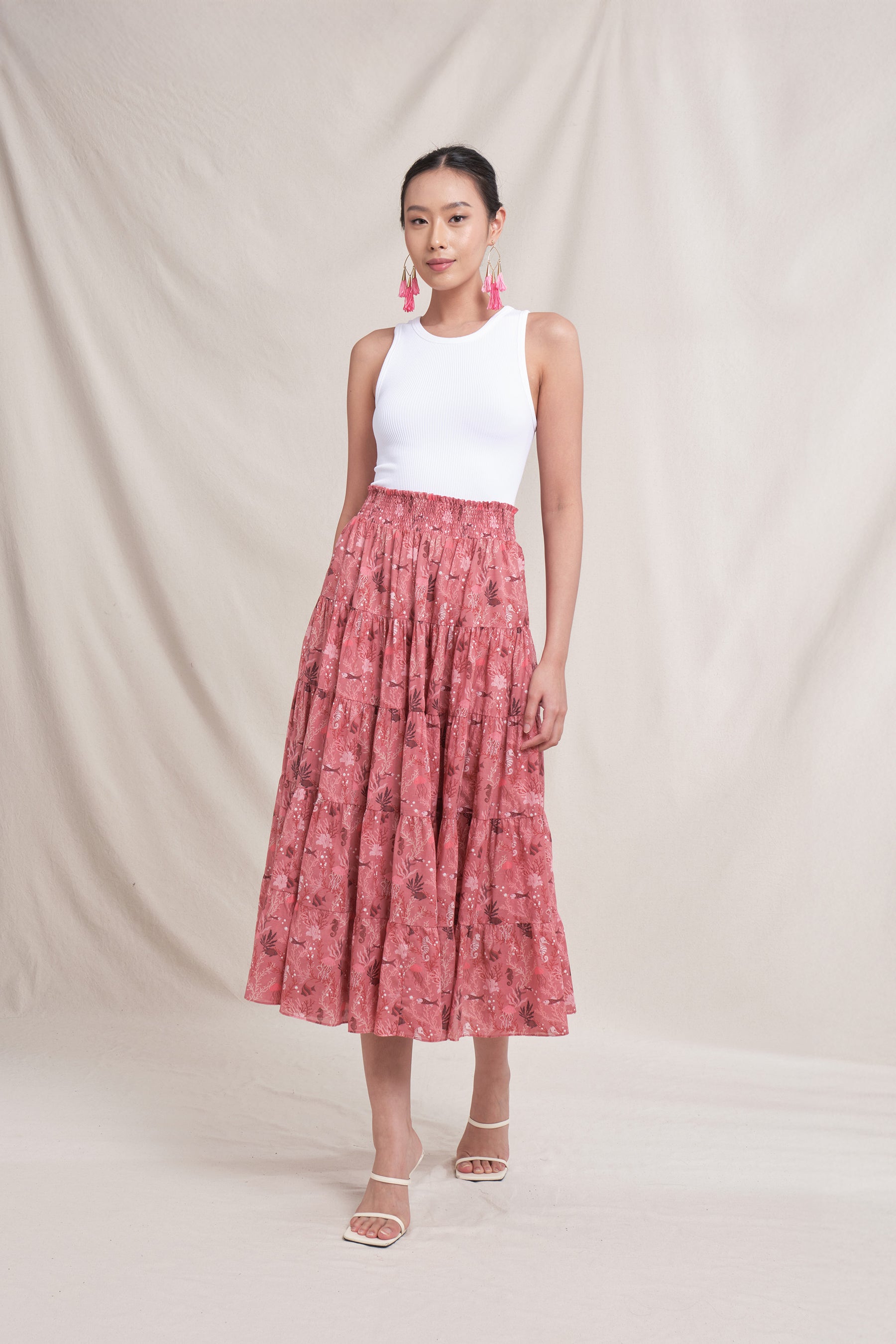 POPPY Skirt in Pink Minanga