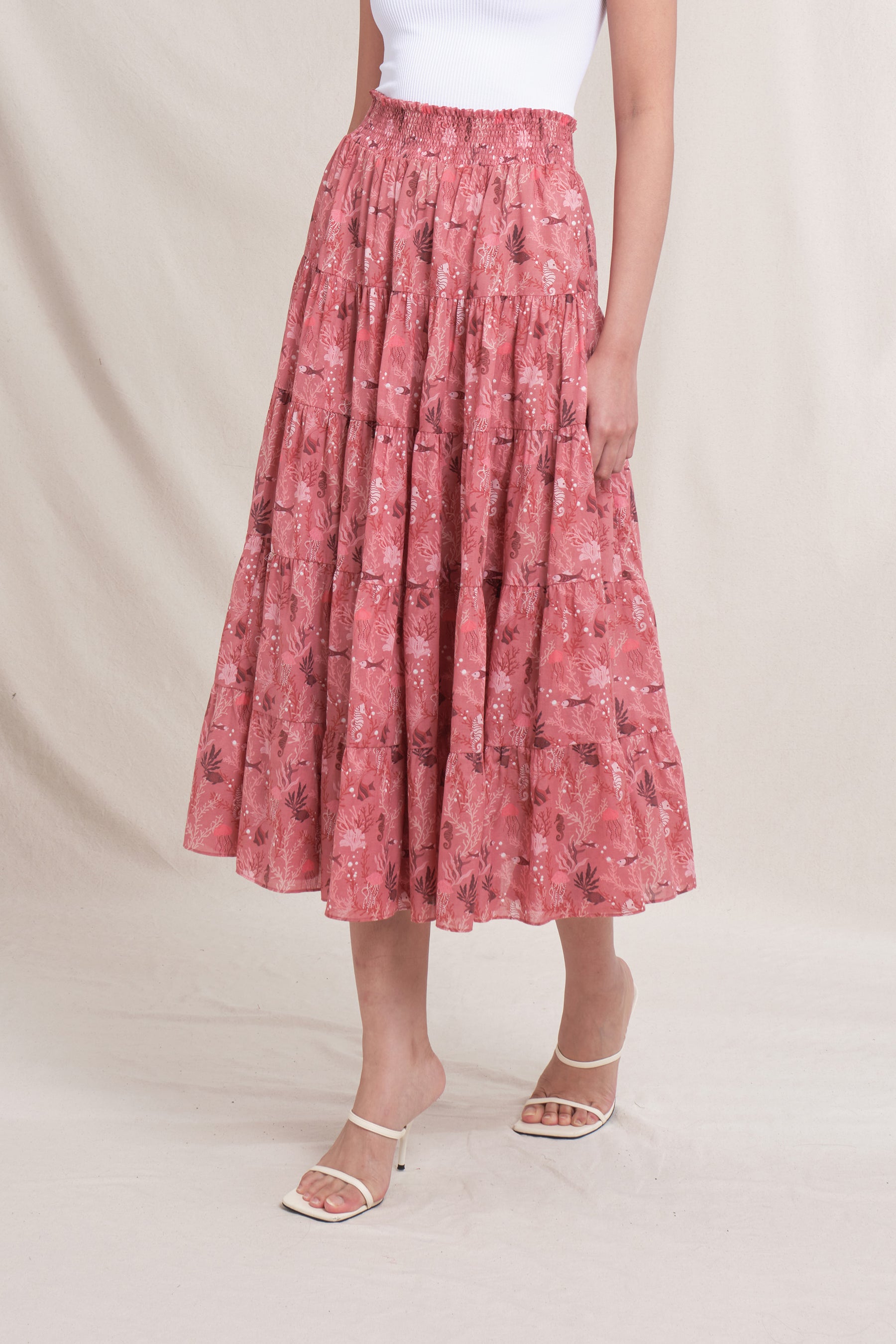 POPPY Skirt in Pink Minanga